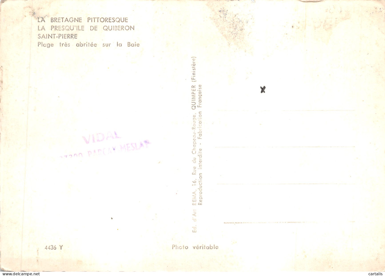 56-SAINT PIERRE DE QUIBERON-N 601-D/0229 - Other & Unclassified