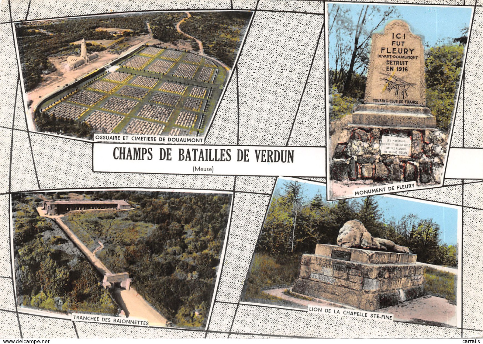 55-VERDUN-CHAMPS DE BATAILLES-N 601-D/0099 - Verdun