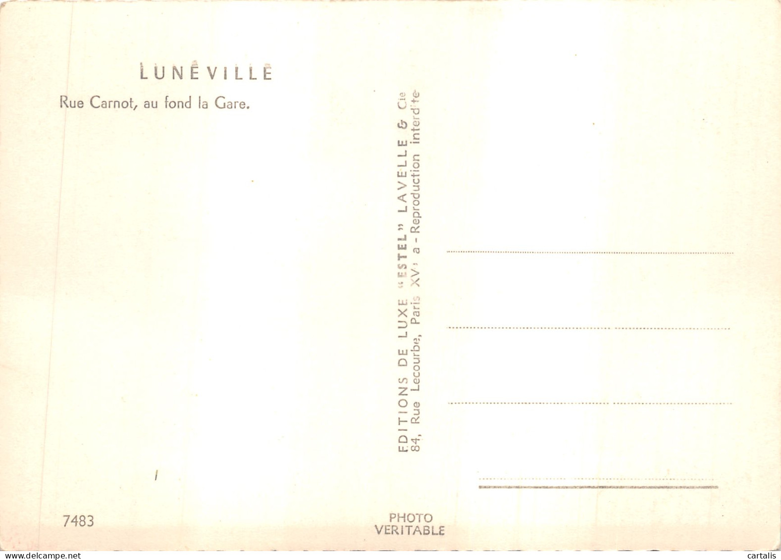 54-LUNEVILLE-N 601-D/0049 - Luneville