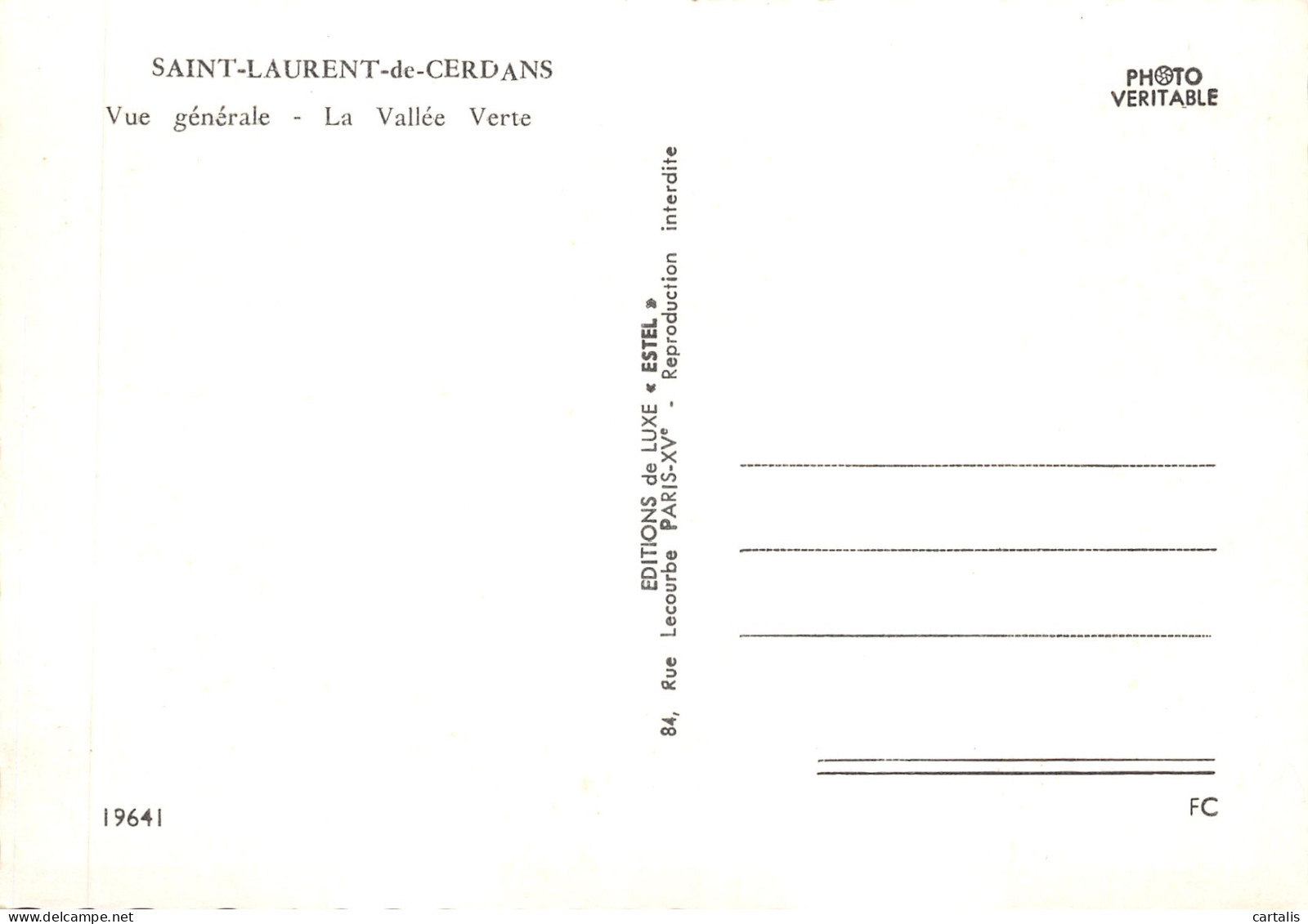 64-SAINT LAURENT DE CERDANS-N 602-D/0335 - Other & Unclassified