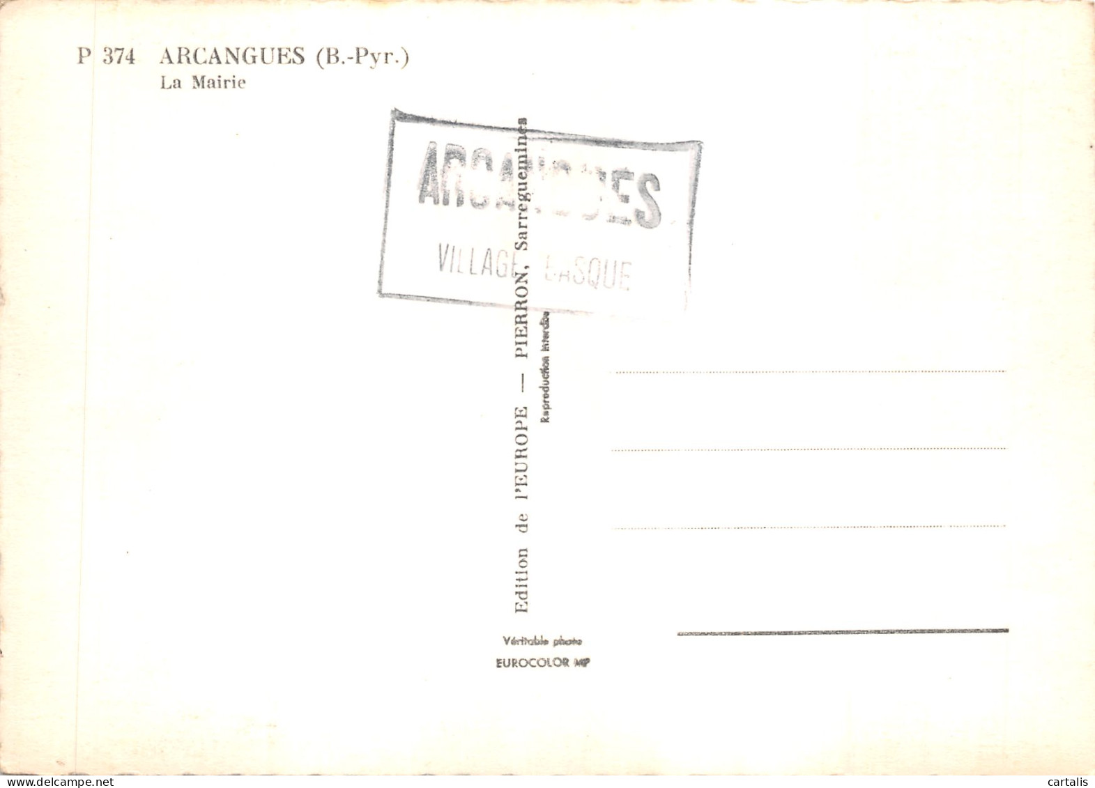 64-ARCANGUES-N 602-D/0261 - Other & Unclassified
