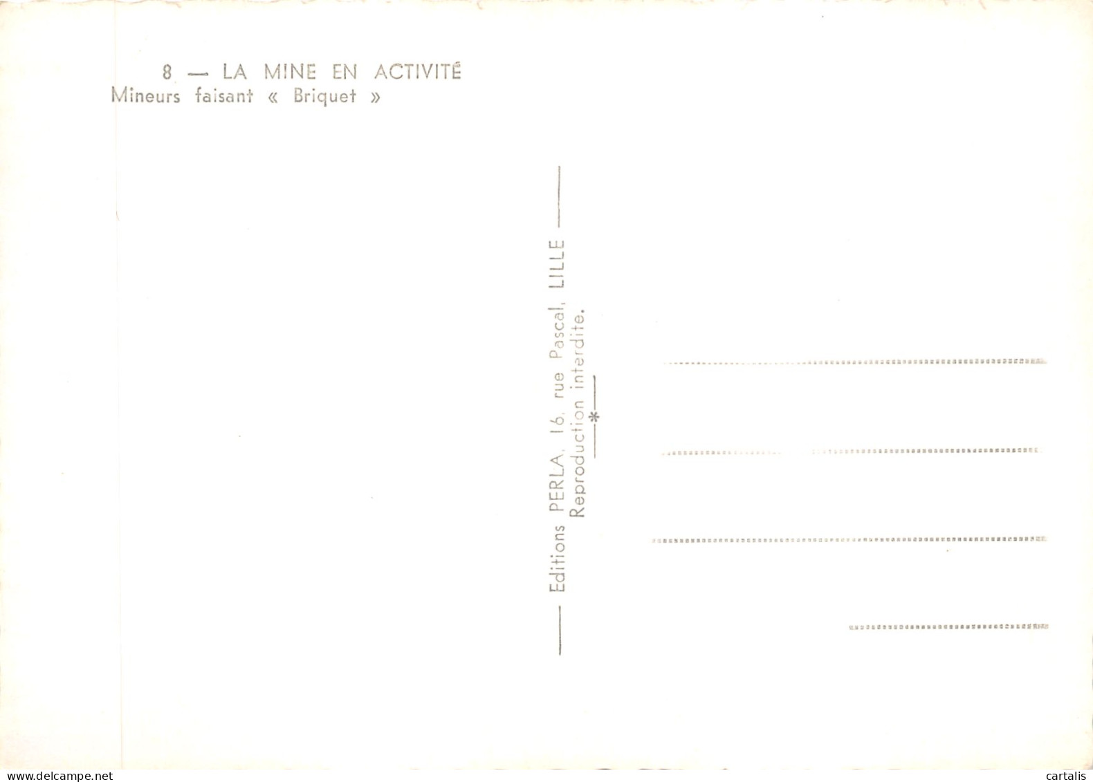 62-SCENE DU PAS DE CALAIS-MINEUR FAISANT BRIQUET-N 602-C/0165 - Other & Unclassified