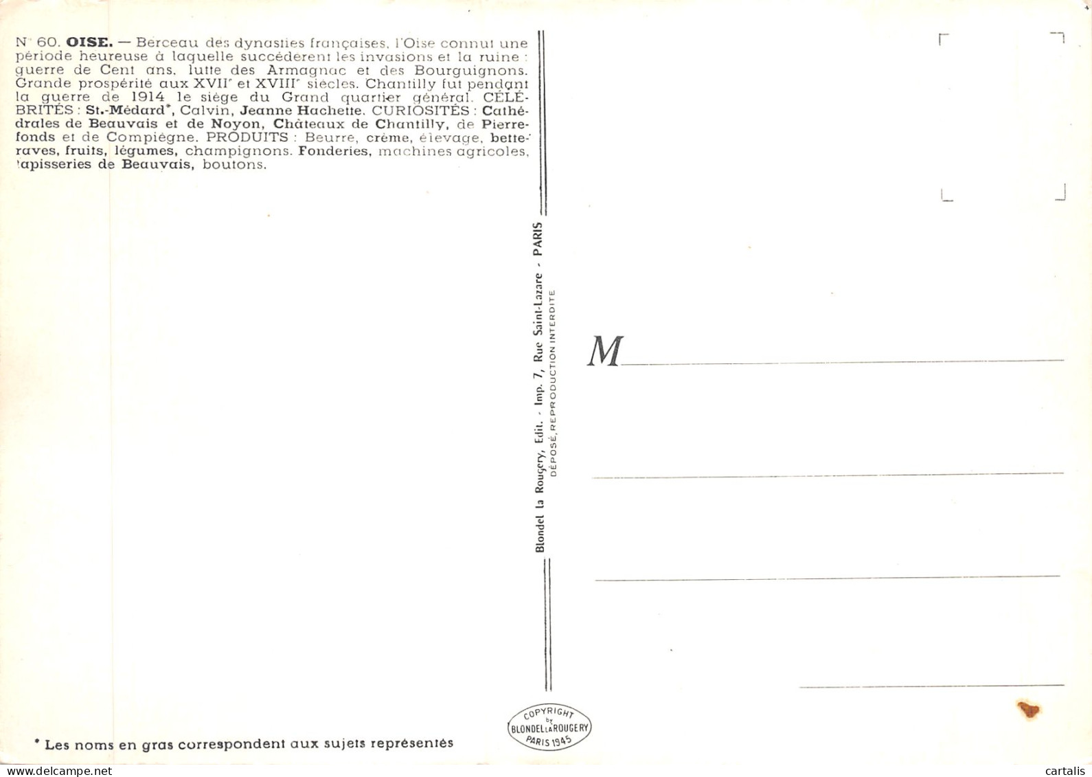 60-PANORAMA DE L OISE-N 602-B/0397 - Autres & Non Classés