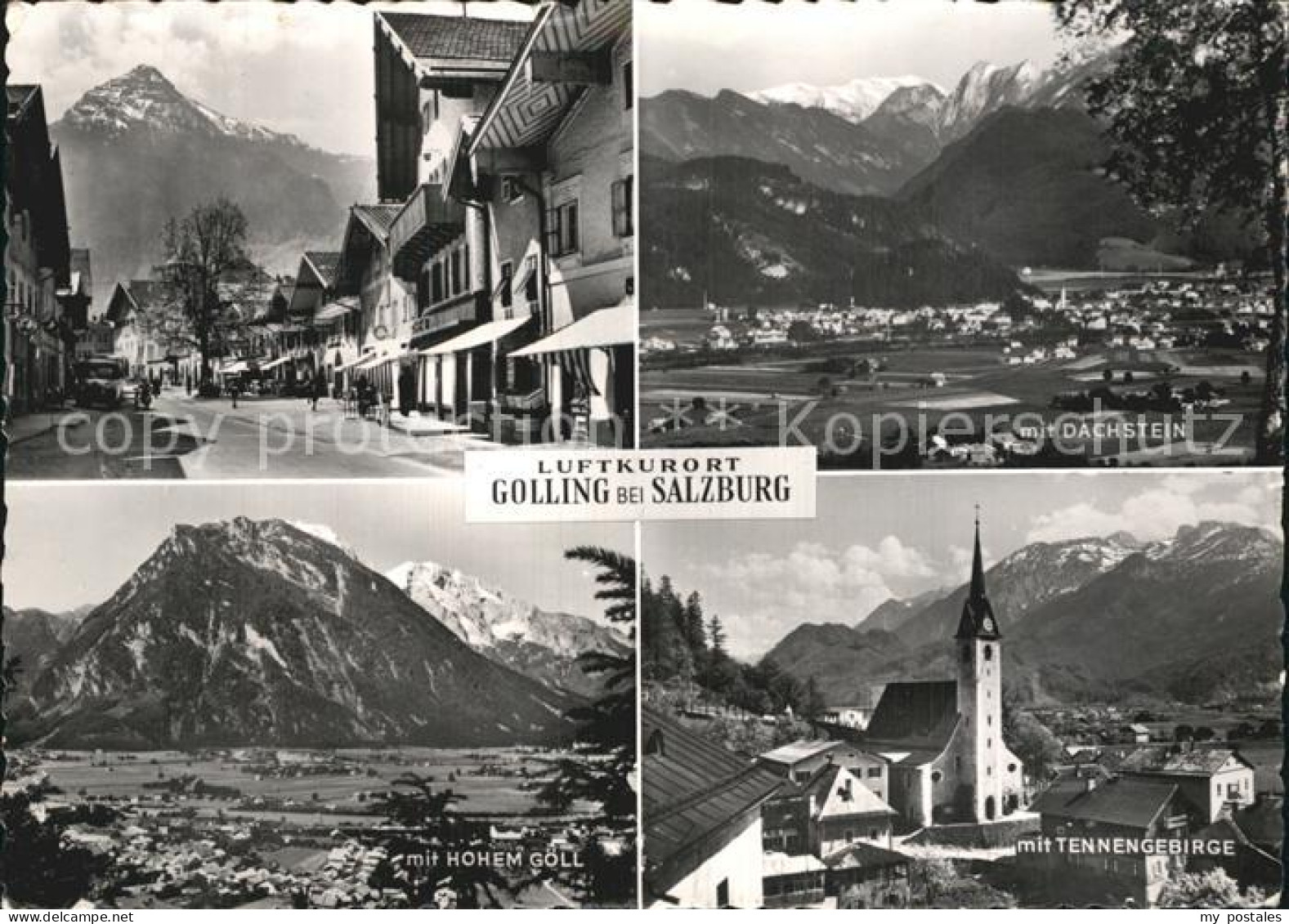 72514631 Golling Salzach Dorfpartie Dachstein Hohe Goell Tennengebirge Kirche Go - Other & Unclassified
