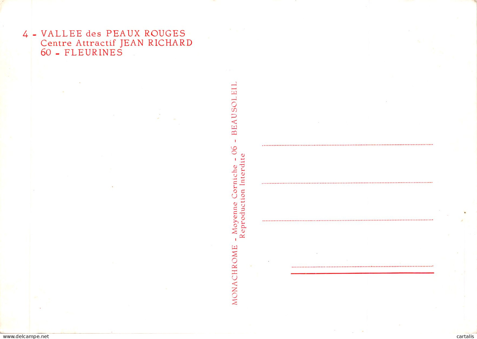 60-FLEURINES-VALLEE DES PEAUX ROUGES-N 602-B/0369 - Autres & Non Classés