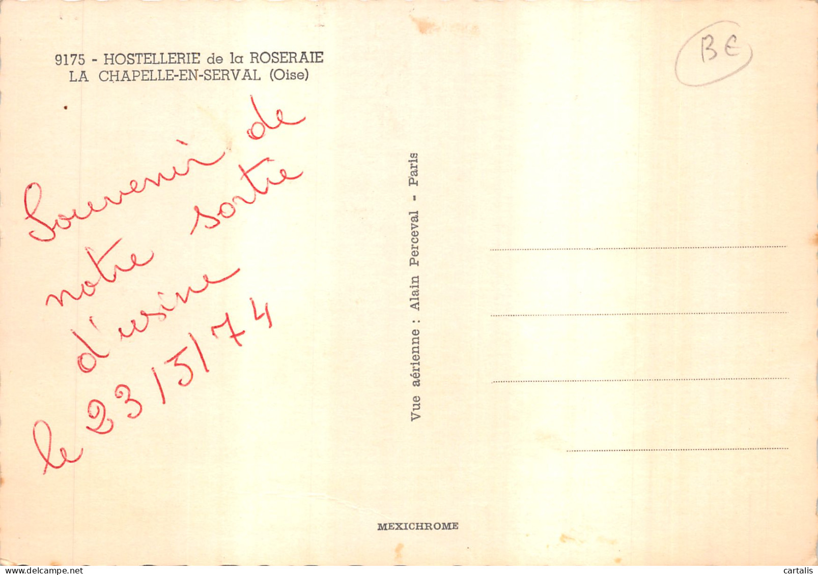 60-LA CHAPELLE EN SERVAL-HOSTELLERIE DE LA ROSERAIE-N 602-B/0339 - Other & Unclassified