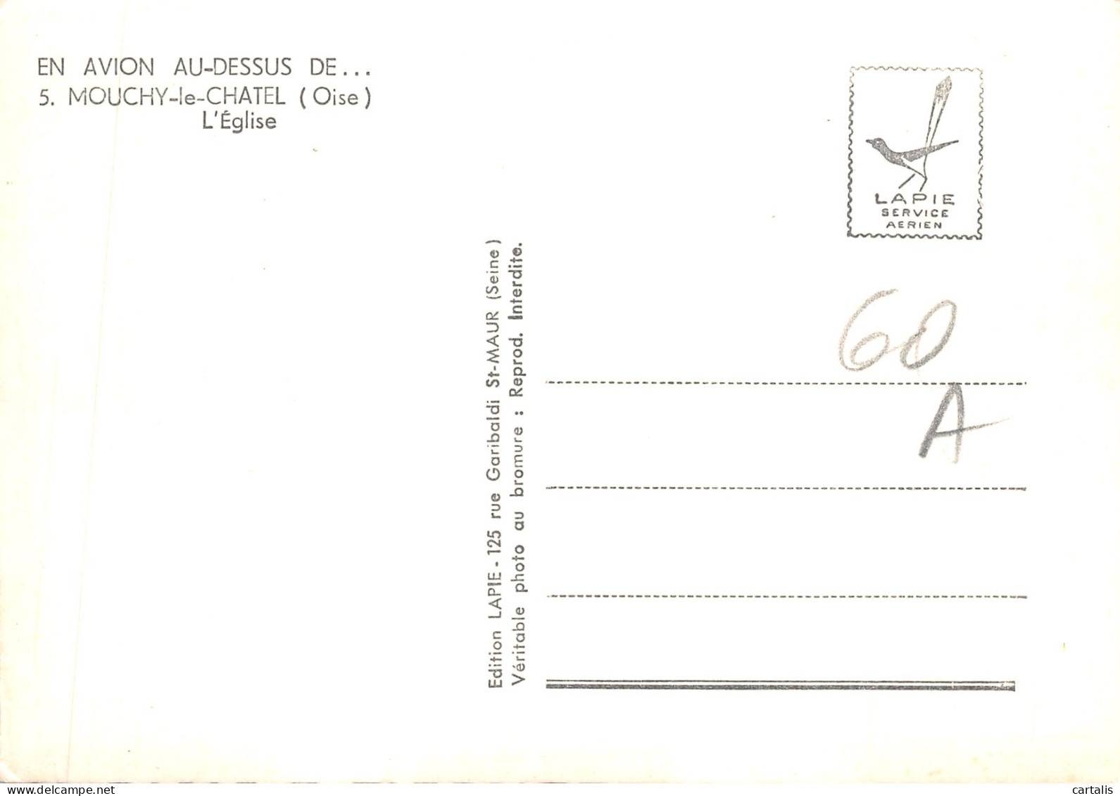 60-MOUCHY LE CHATEL-N 602-B/0315 - Other & Unclassified