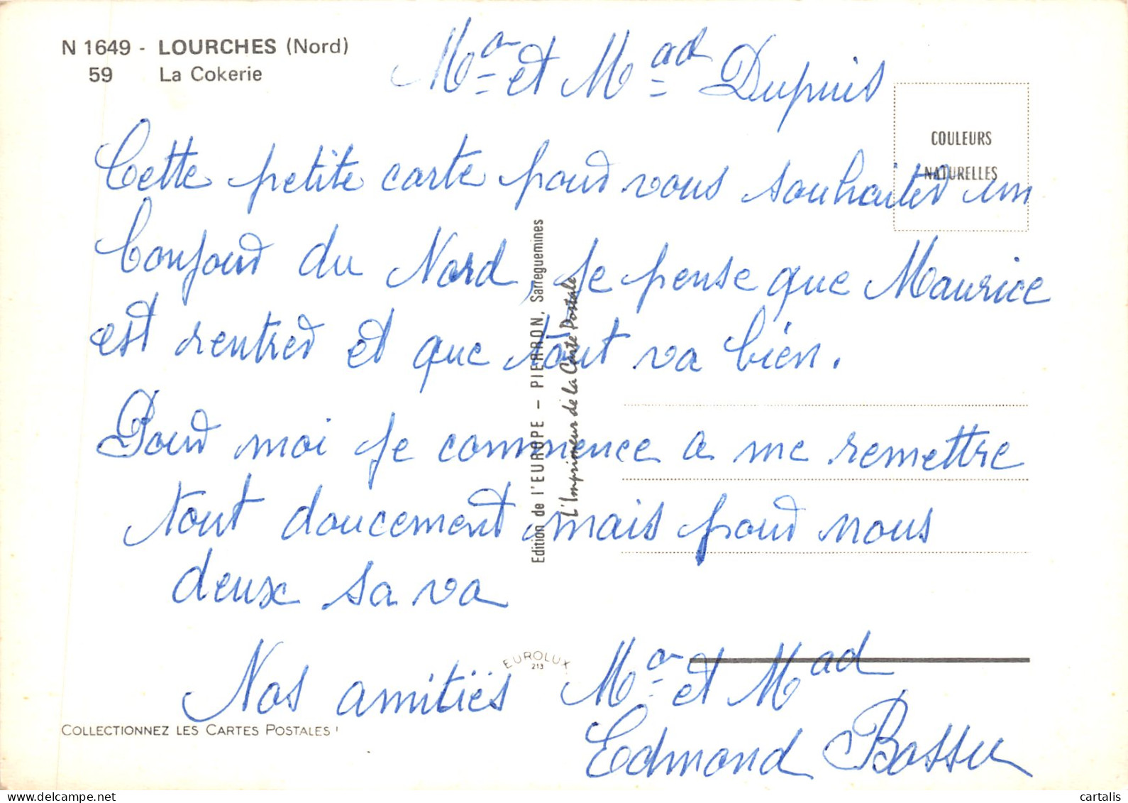 59-LOURCHES-N 602-B/0291 - Other & Unclassified