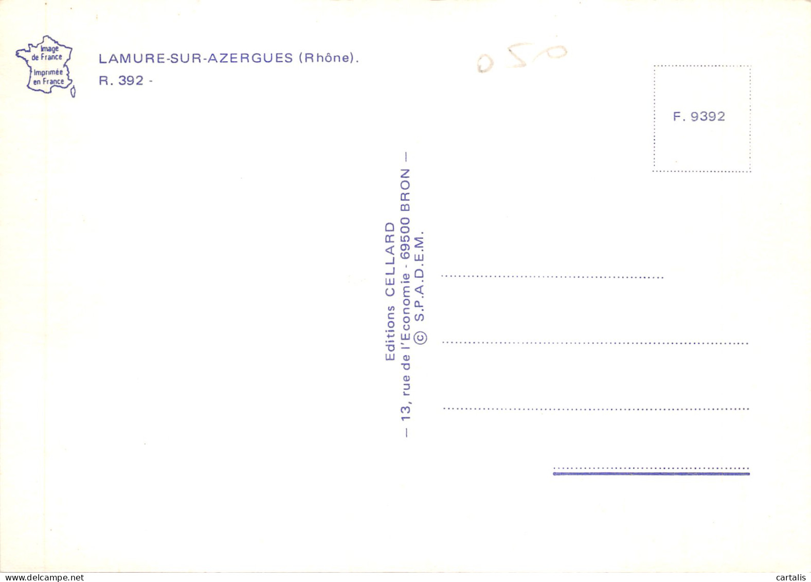 69-LAMURE SUR AZERGUES-N 603-B/0361 - Lamure Sur Azergues