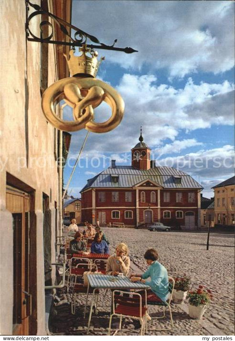 72514576 Borga Porvoo Altes Rathaus Museum Strassencafe Finnland - Finlande