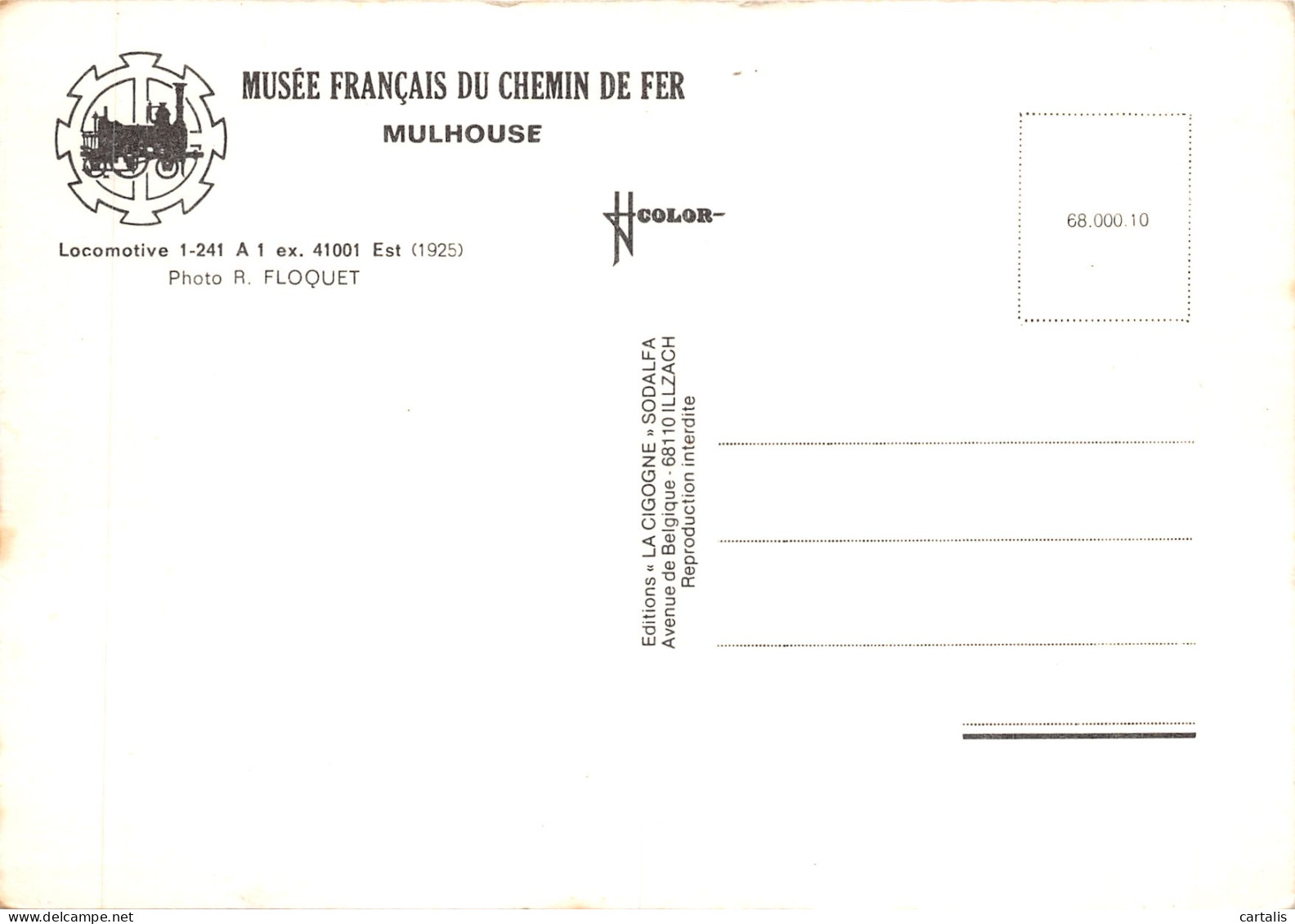 68-MULHOUSE-MUSEE DU CHEMIN DE FER-N 603-B/0273 - Mulhouse