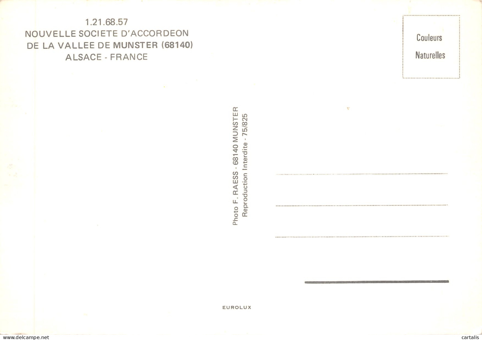 68-FOLKLORE ALSACIEN-N 603-B/0237 - Autres & Non Classés