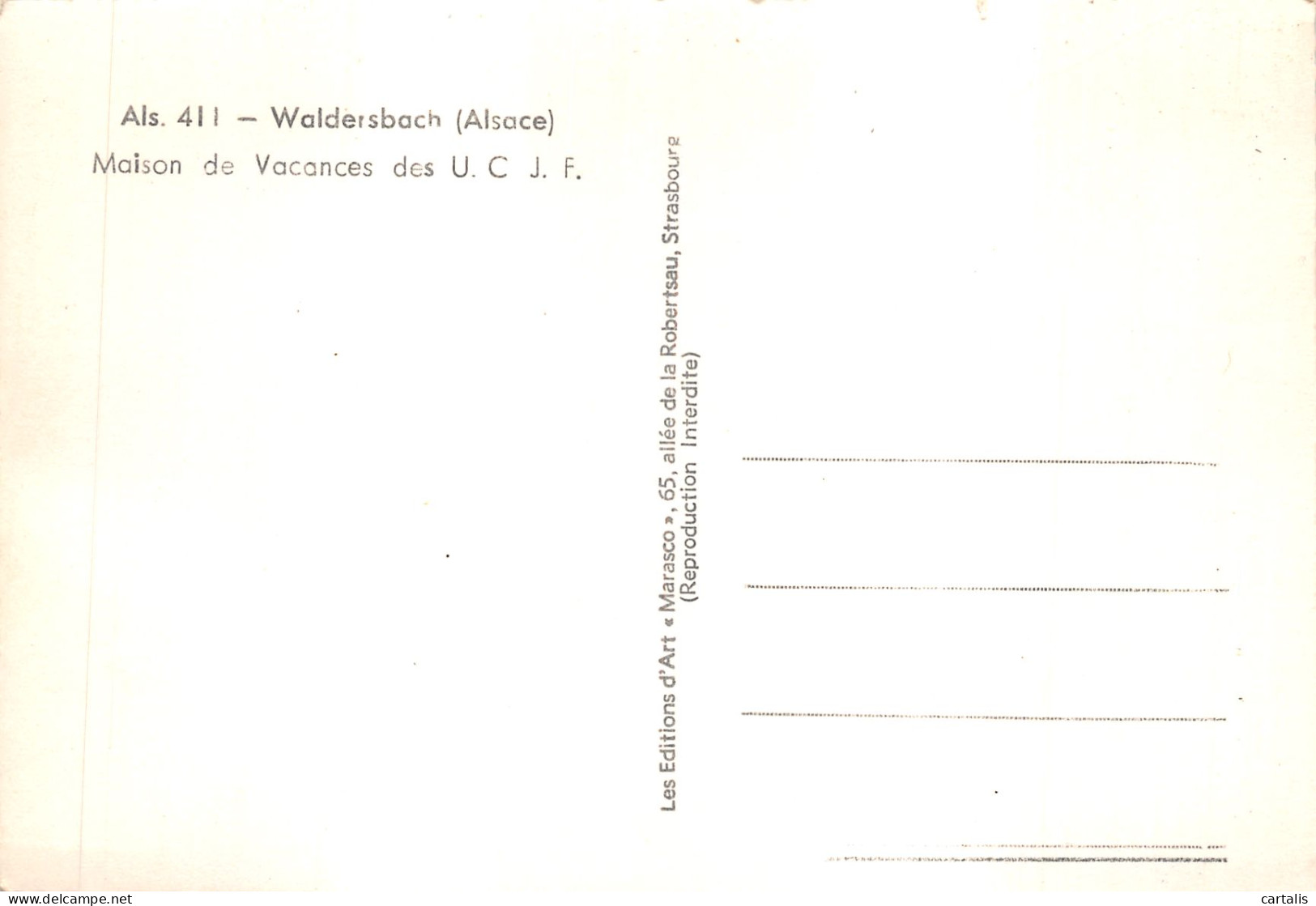 67-WALDERSBACH-MAISON DE VACANCES DES UCJF-N 603-B/0047 - Other & Unclassified