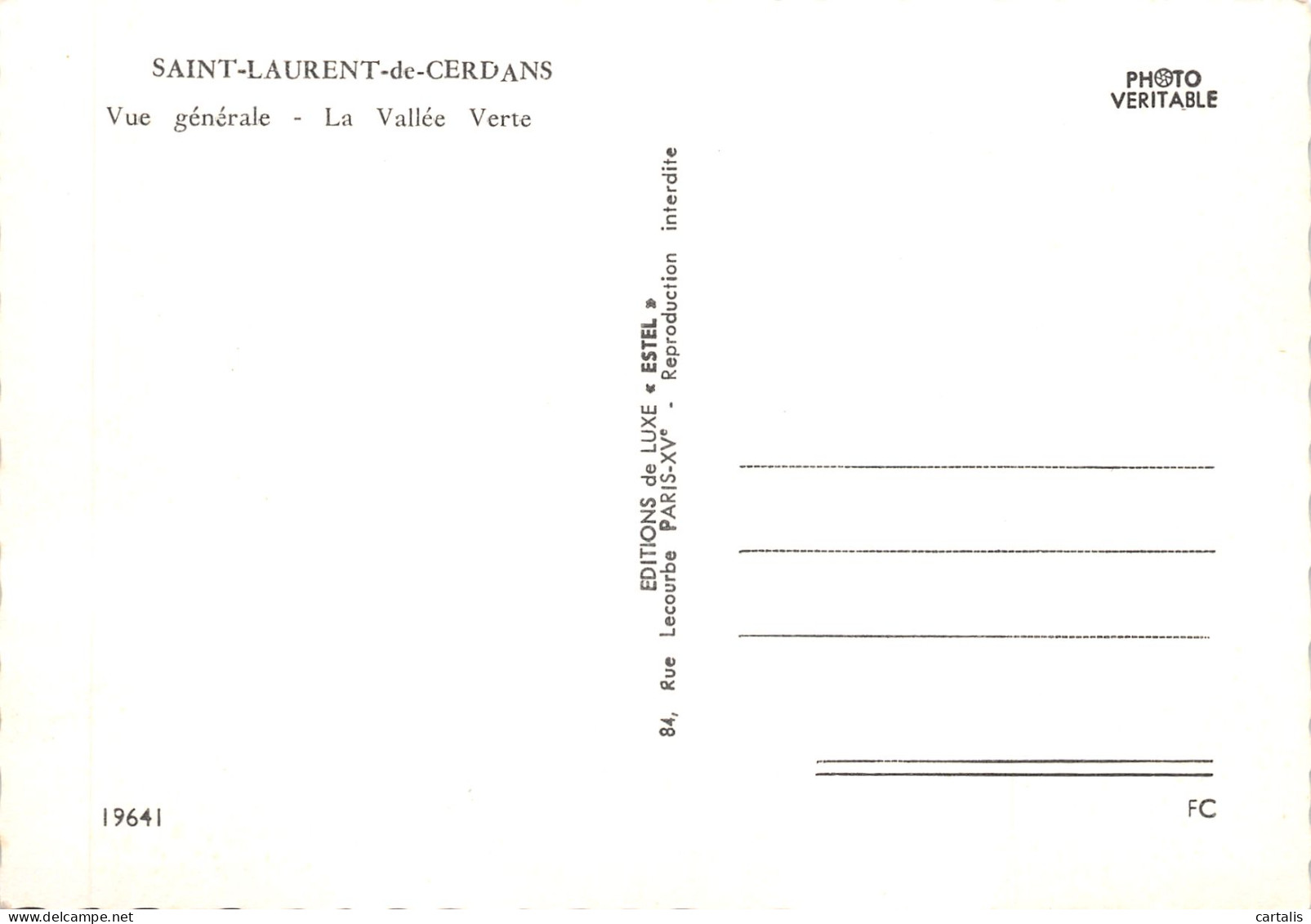 66-SAINT LAURENT DE CERDANS-N 603-A/0283 - Sonstige & Ohne Zuordnung