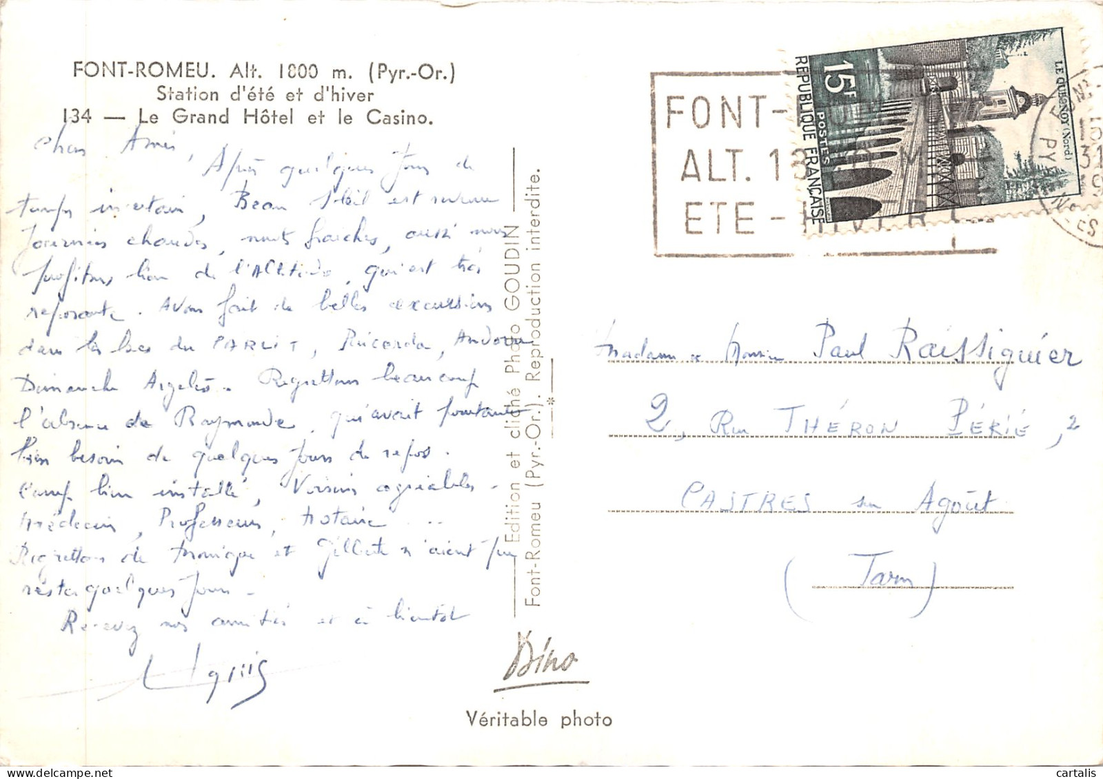 66-FONT ROMEU-N 603-A/0223 - Other & Unclassified