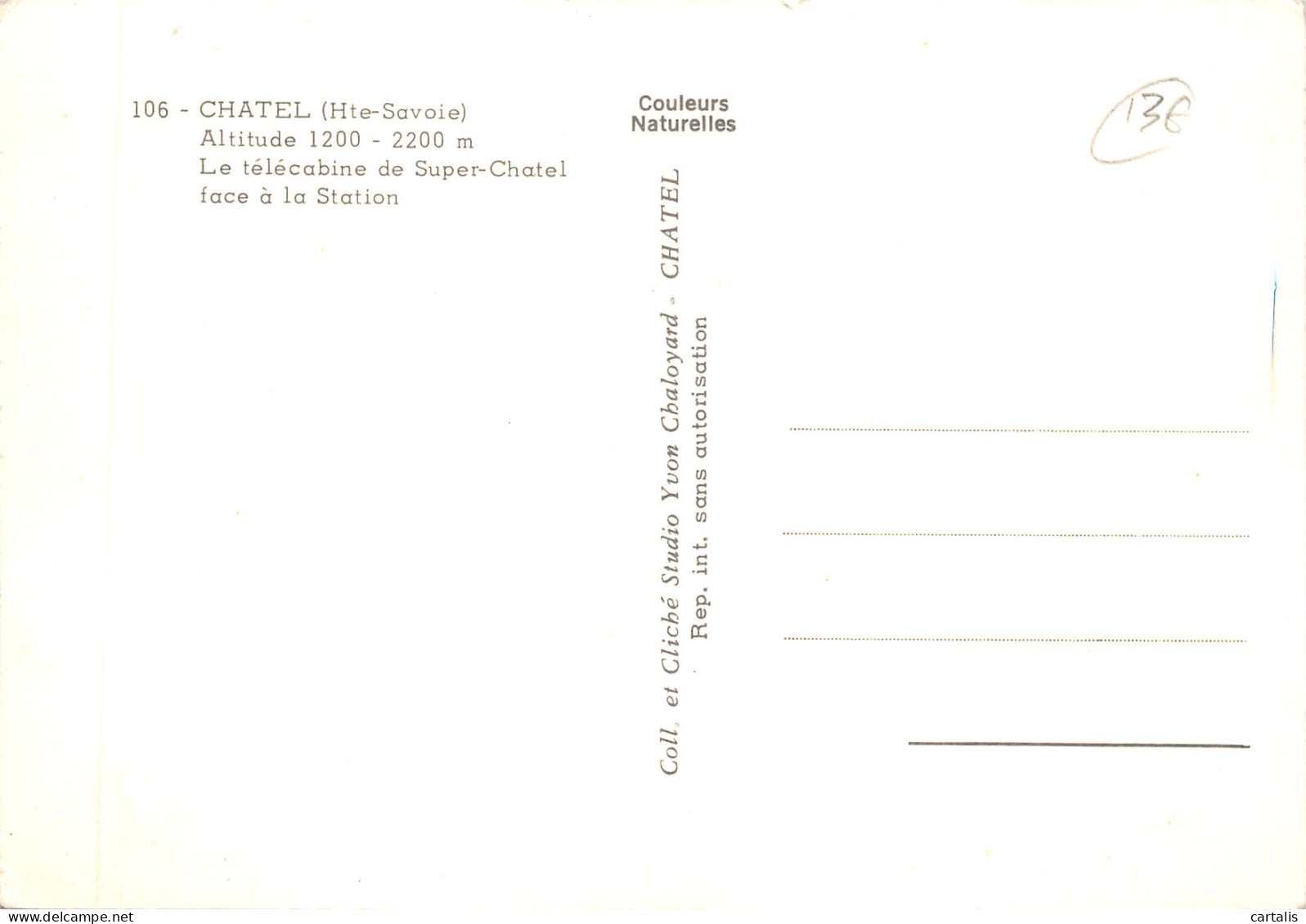74-CHATEL-N 604-B/0237 - Châtel