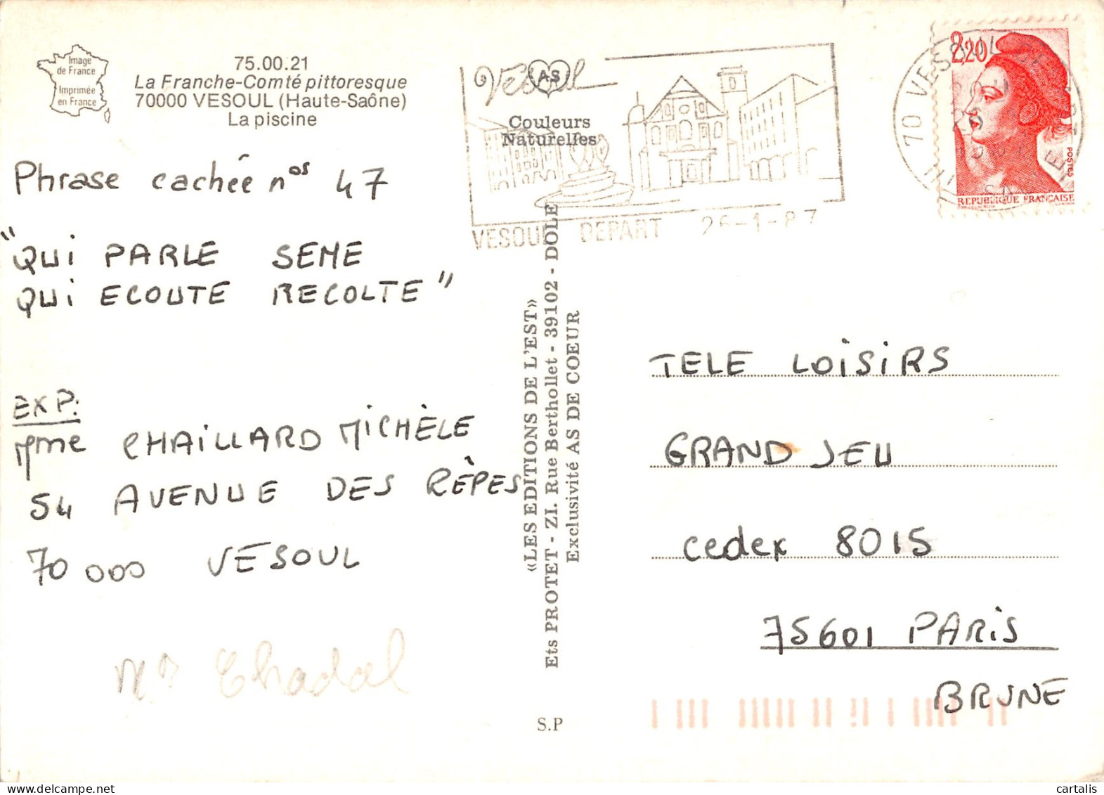 70-VESOUL-N 604-B/0077 - Vesoul