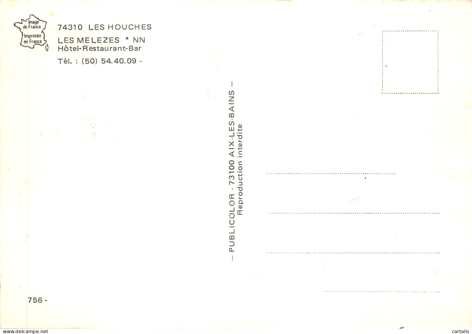 74-LES HOUCHES-LES MELEZES-N 604-A/0333 - Les Houches