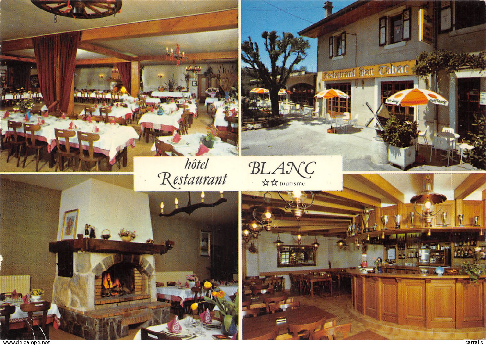 74-RUMILLY-HOTEL BLANC-N 604-A/0295 - Rumilly