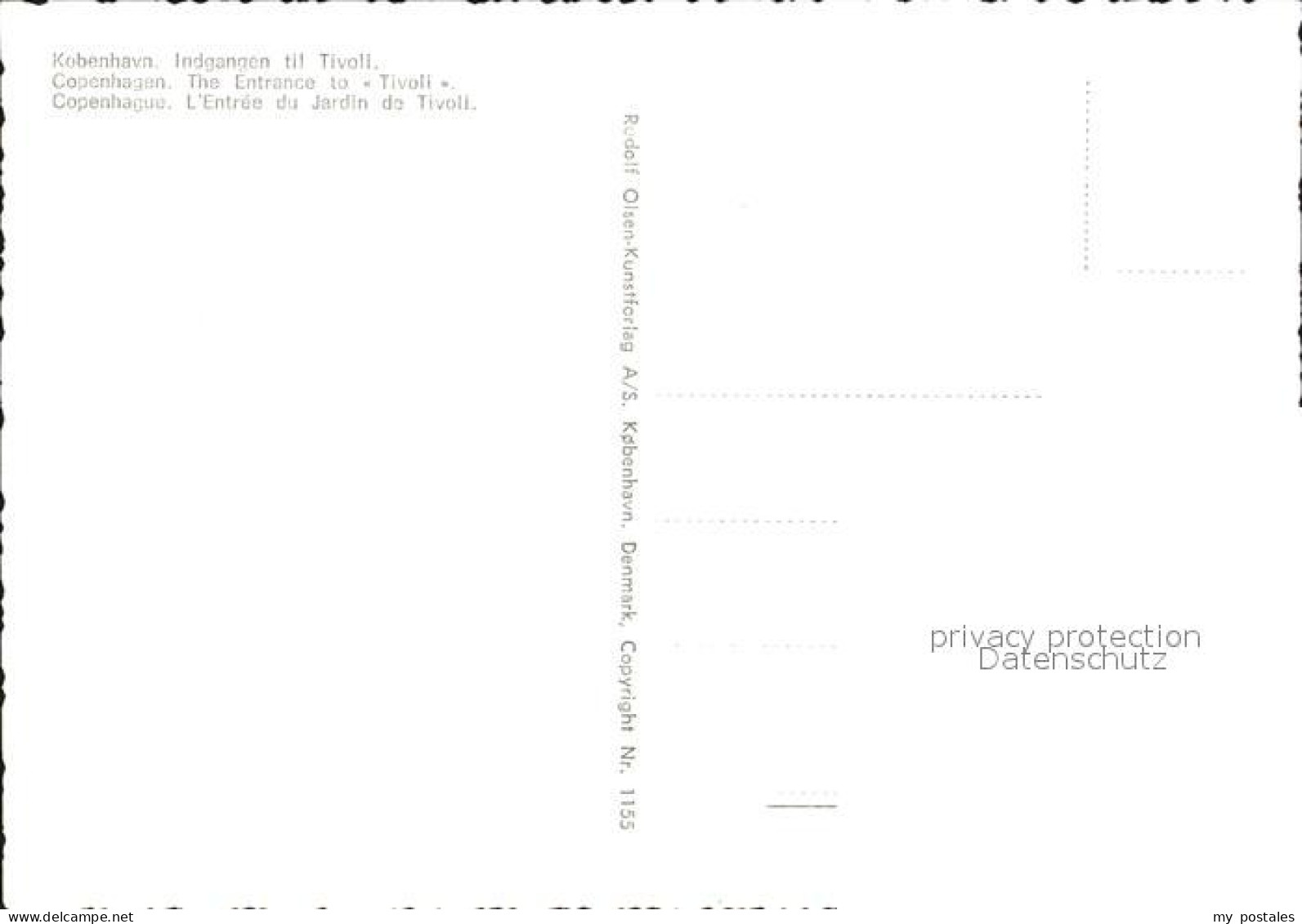 72514514 Kobenhavn Indgangen Til Tivoli  - Denmark