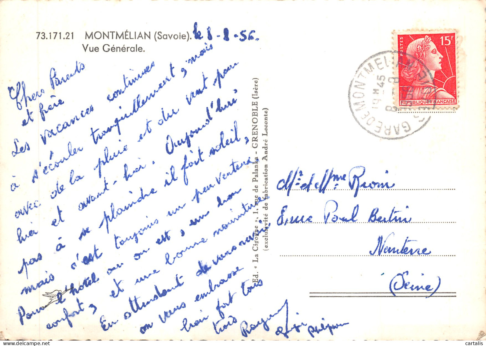 73-MONTMELIAN-N 604-A/0077 - Montmelian