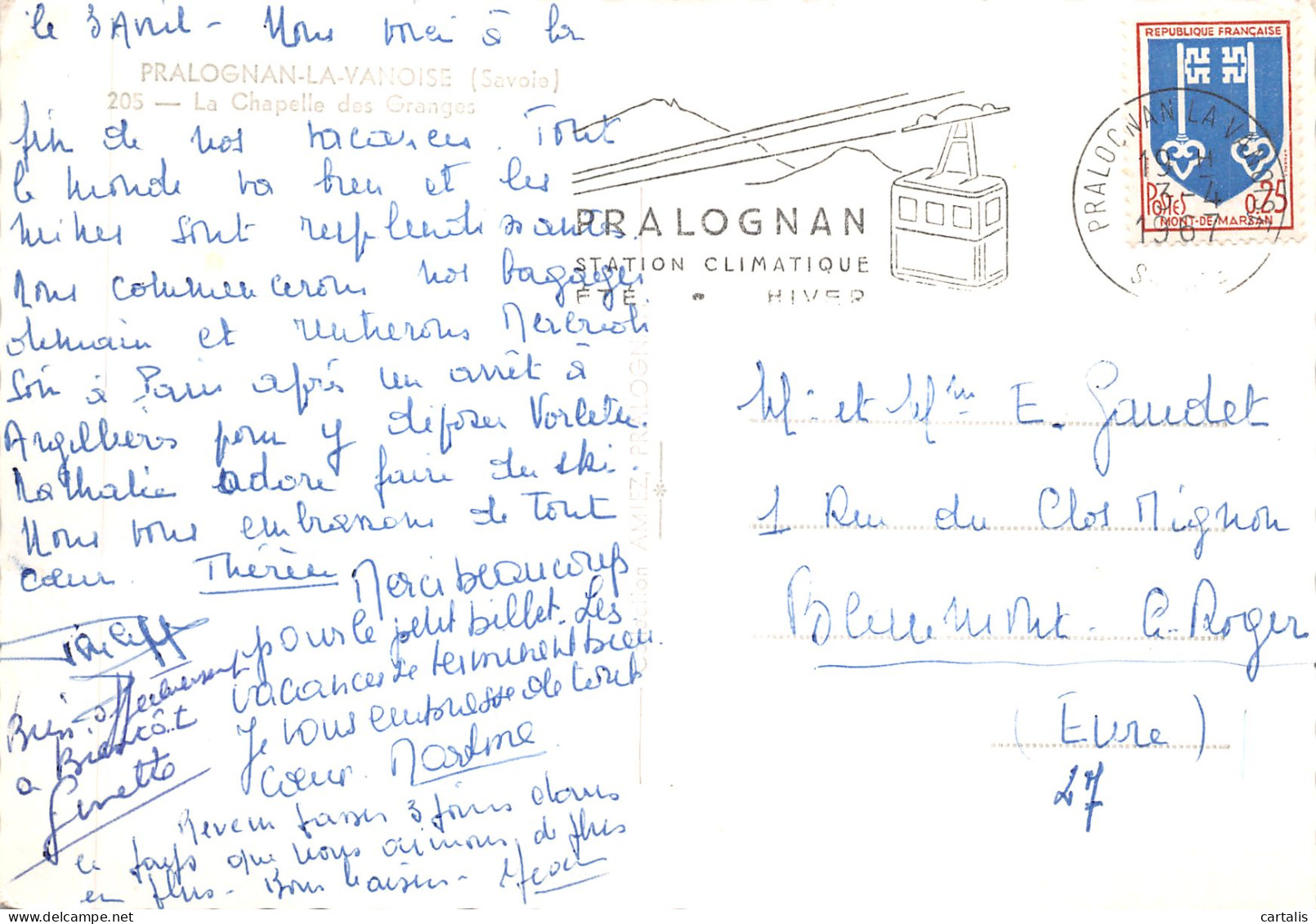 73-PRALOGNAN LA VANOISE-N 603-D/0361 - Pralognan-la-Vanoise