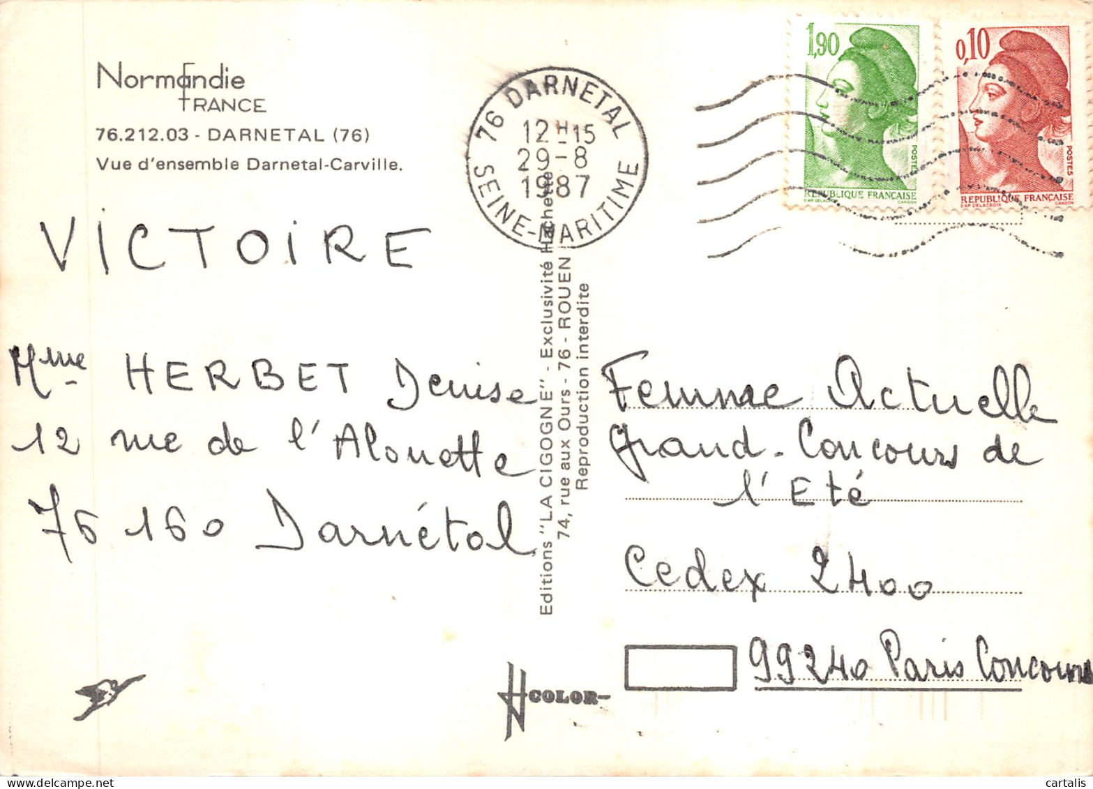 76-DARNETAL-N 604-D/0285 - Darnétal