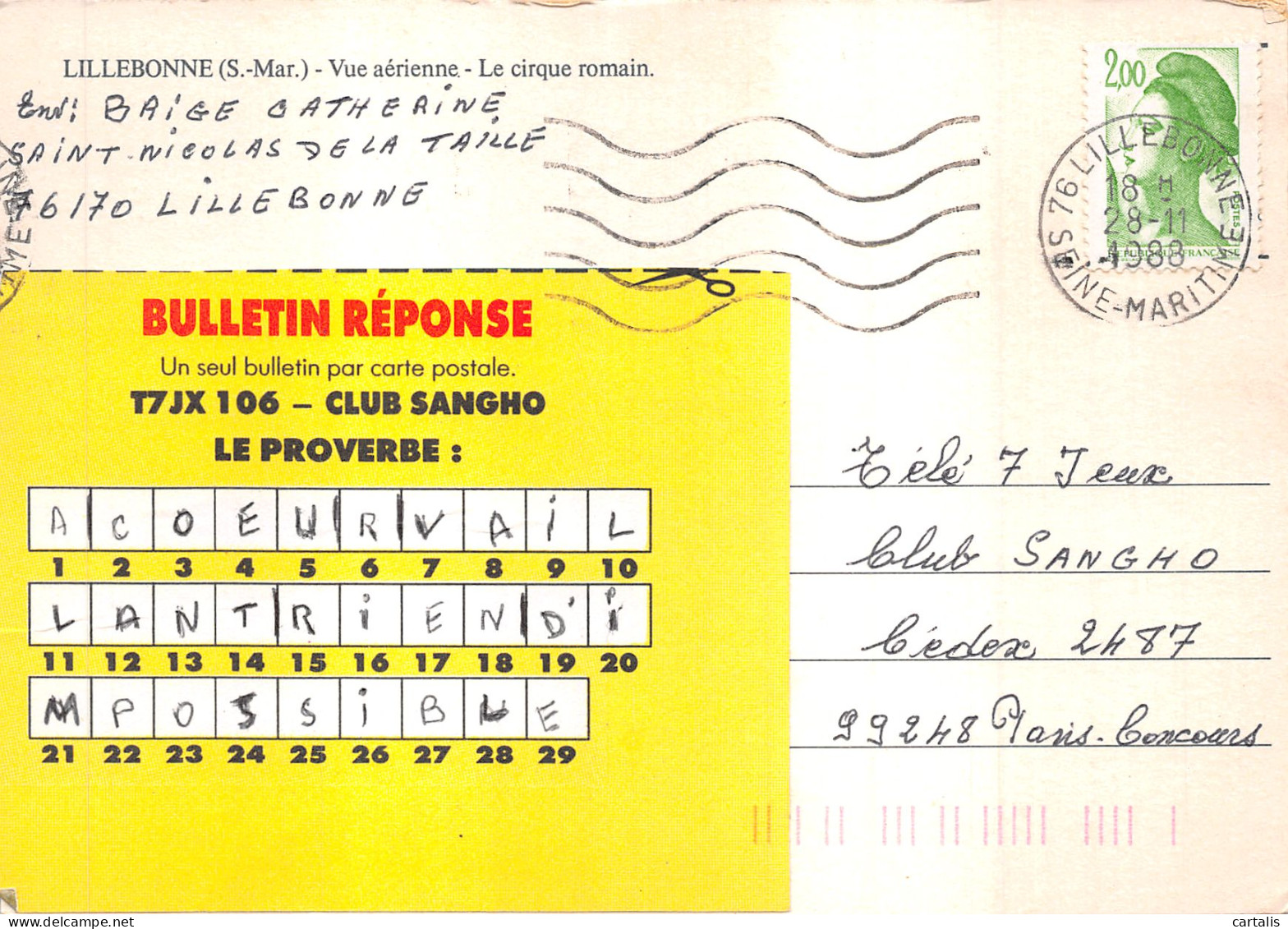 76-LILLEBONNE-N 604-D/0279 - Lillebonne