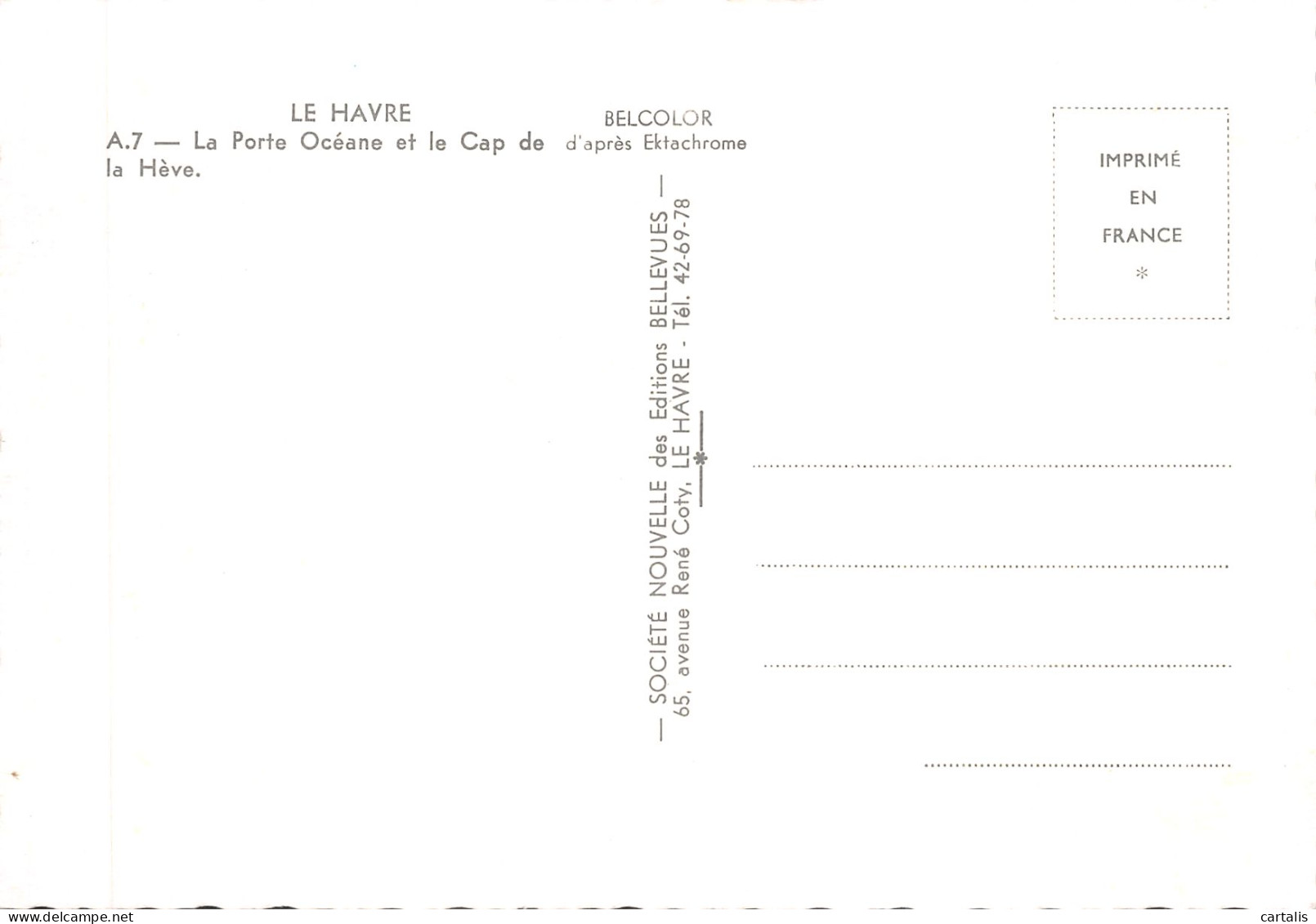 76-LE HAVRE-N 604-D/0177 - Unclassified