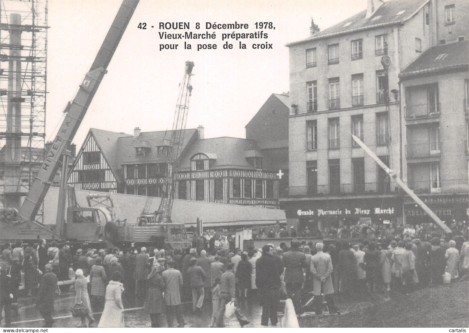 76-ROUEN-TRAVAUX DU VIEUX MARCHE-N 604-D/0041 - Rouen