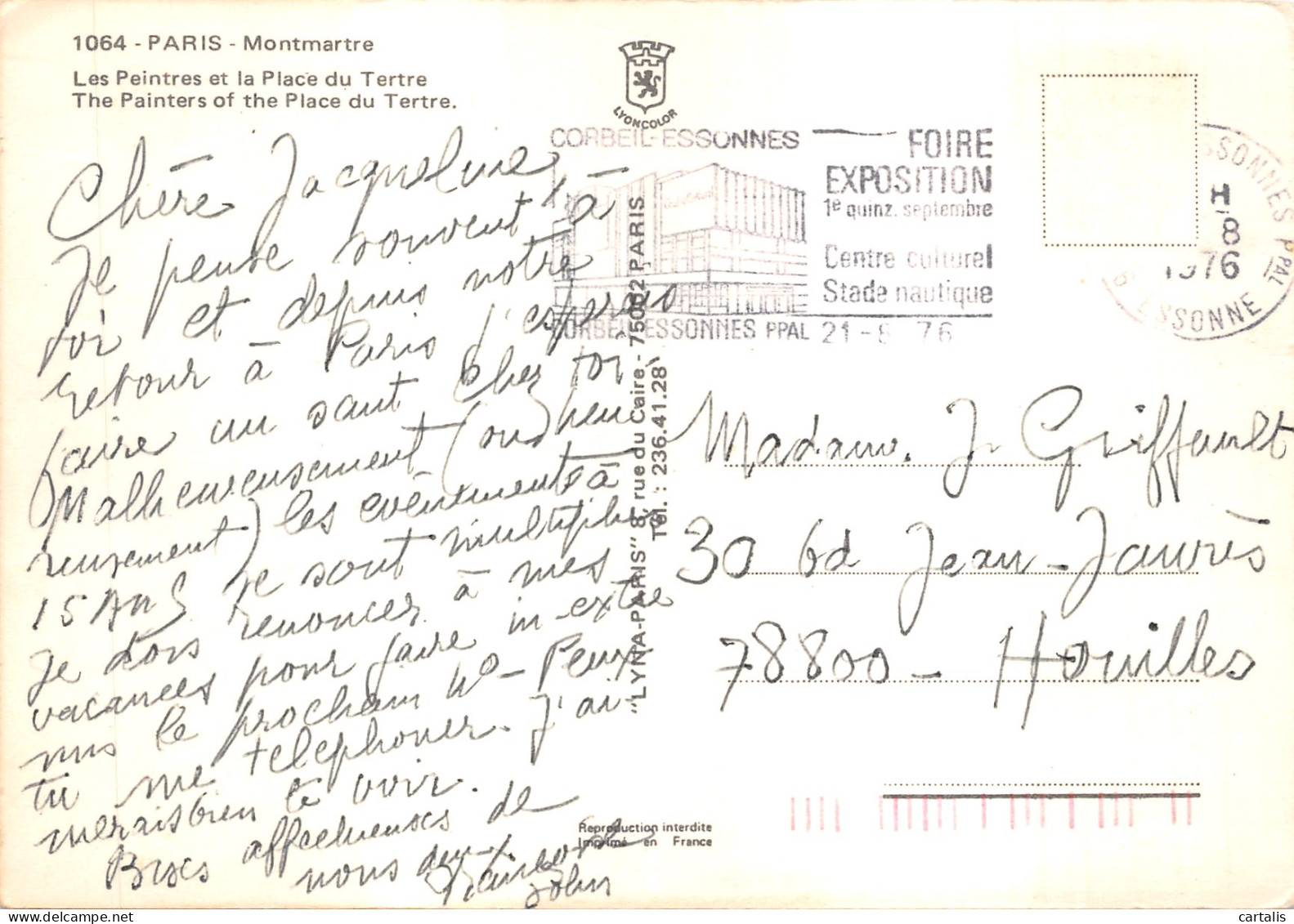 75-PARIS-MONTMARTRE-N 604-C/0251 - Autres & Non Classés