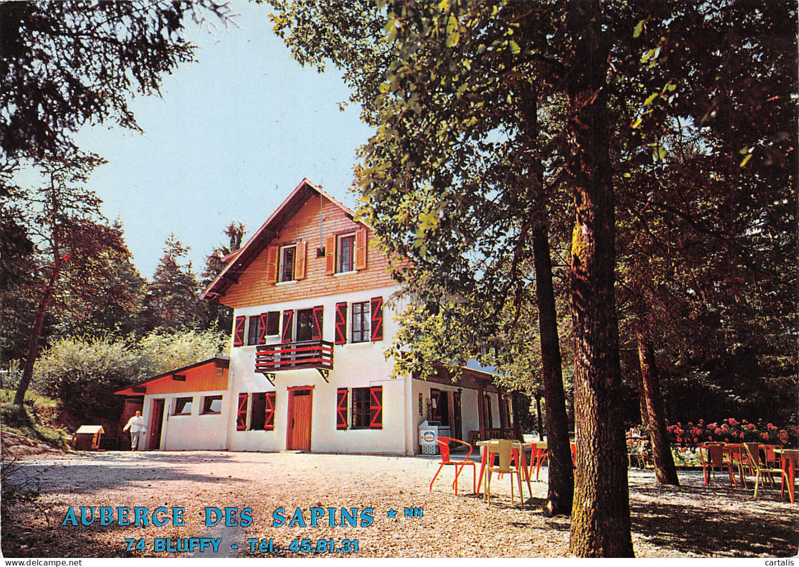 74-COL DE BLUFFY-AUBERGE DES SAPINS-N 604-C/0107 - Otros & Sin Clasificación