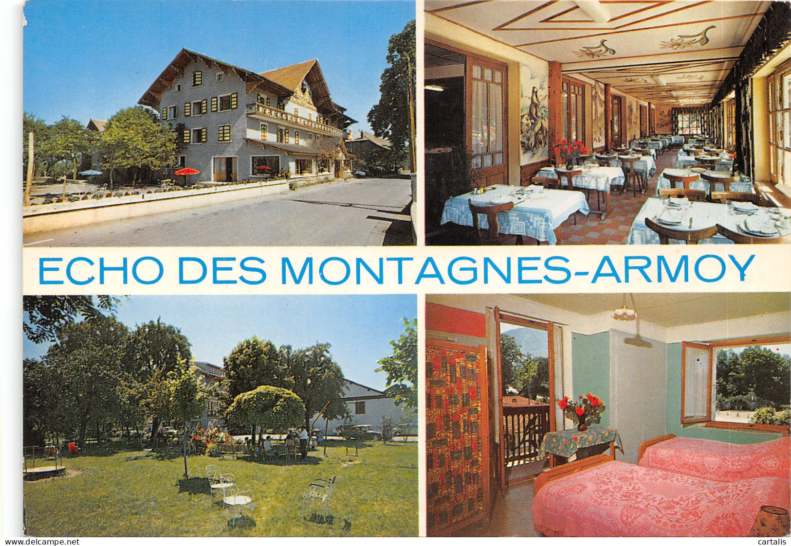 74-ARMOY-HOTEL ECHO DES MONTAGNES-N 604-C/0013 - Otros & Sin Clasificación