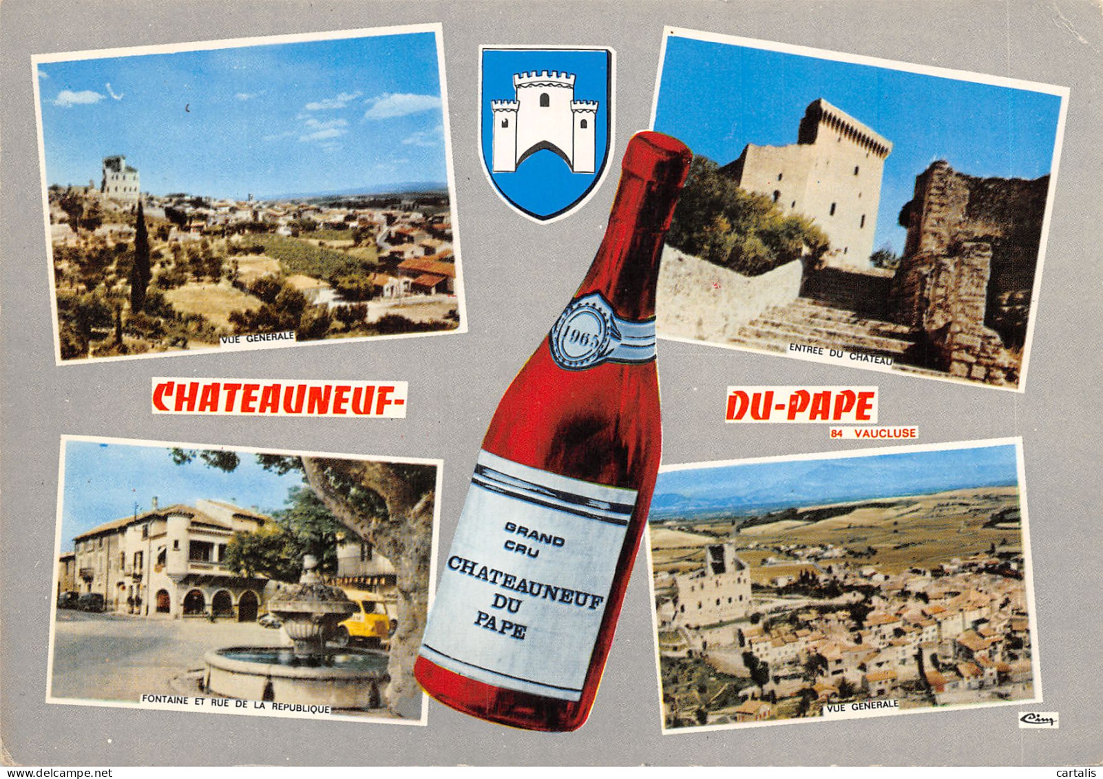 84-CHATEAUNEUF DU PAPE-N 605-C/0347 - Chateauneuf Du Pape