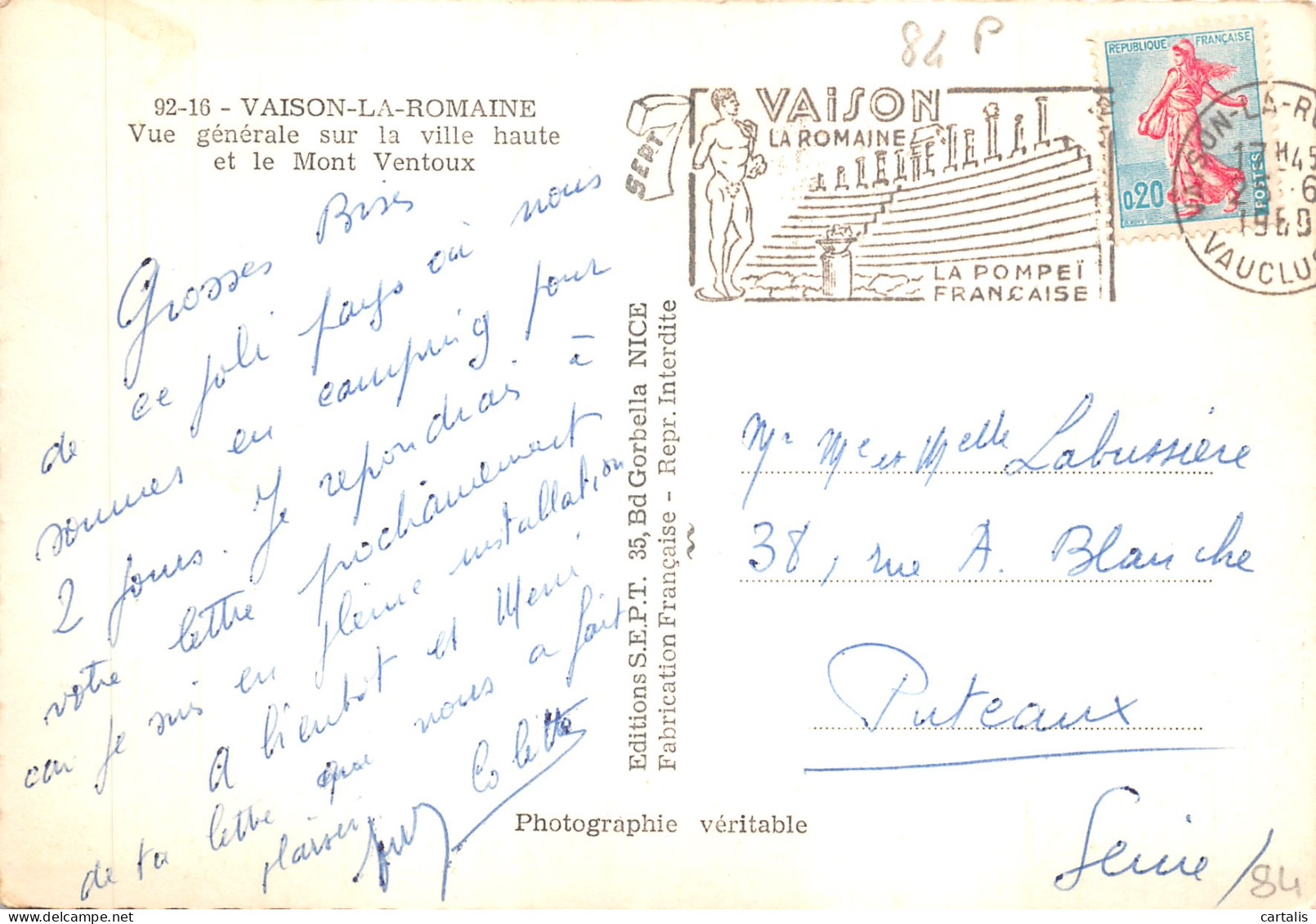 84-VAISON LA ROMAINE-N 605-C/0317 - Vaison La Romaine