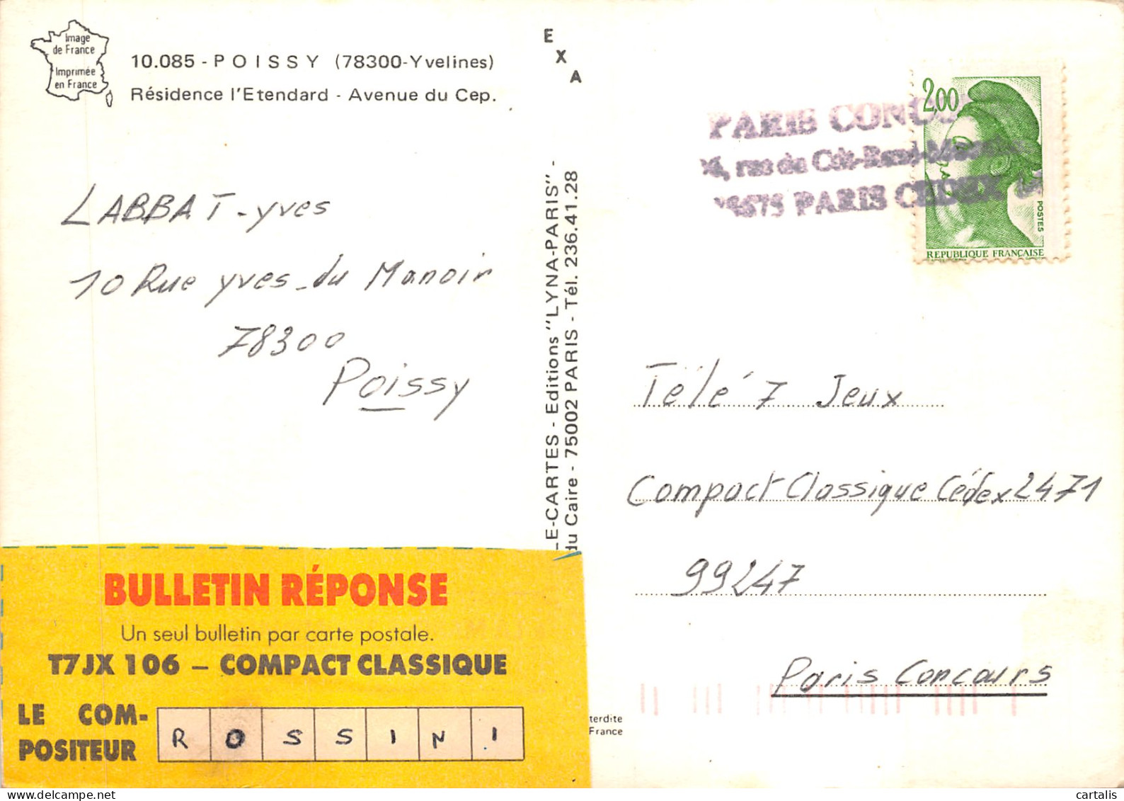 78-POISSY-N 605-C/0287 - Poissy