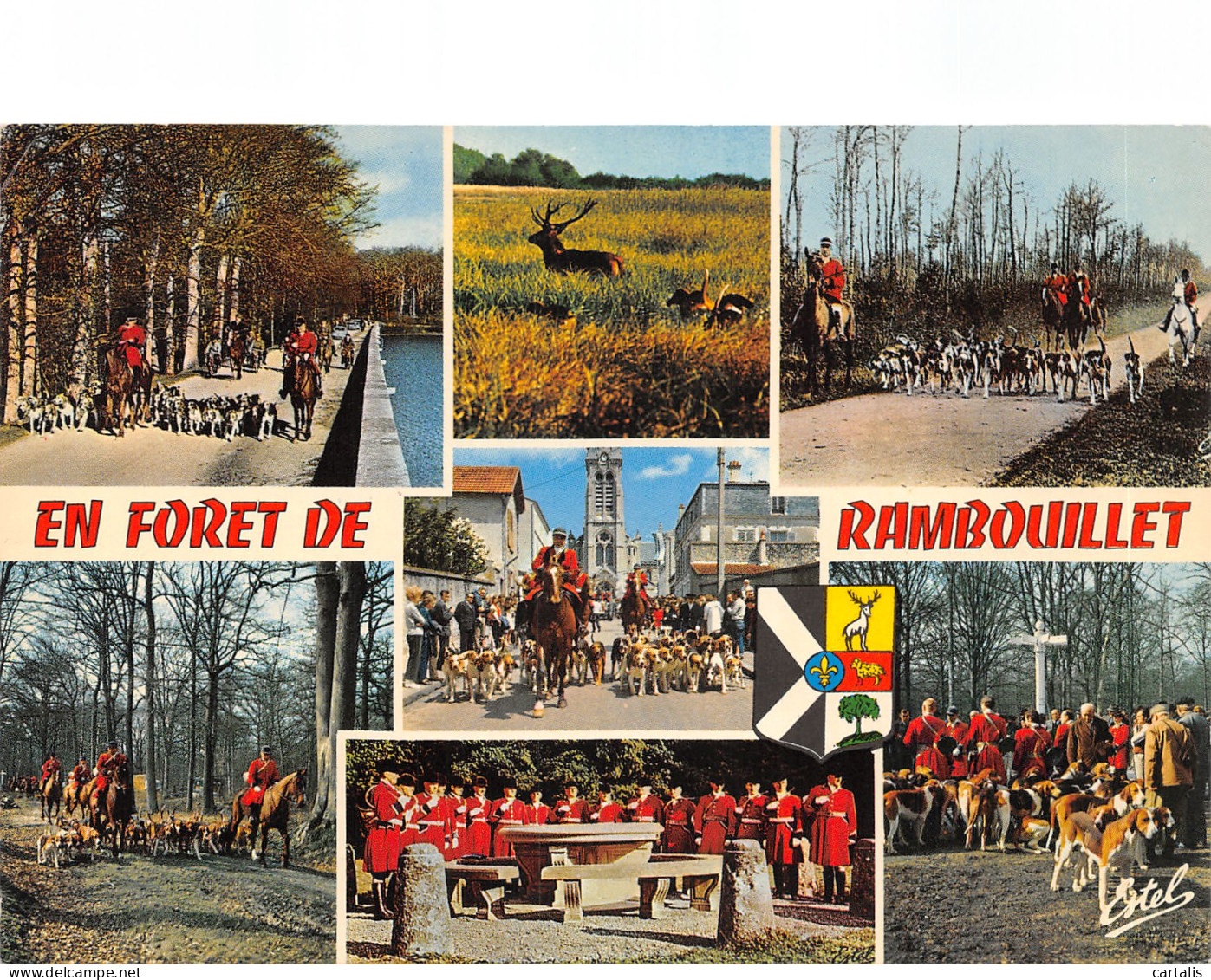 78-RAMBOUILLET-DEPART DE CHASSES-N 605-C/0173 - Rambouillet