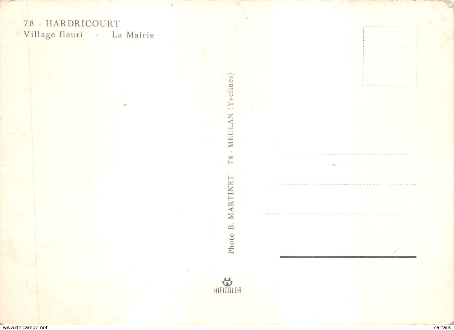 78-HARDRICOURT-N 605-C/0103 - Hardricourt