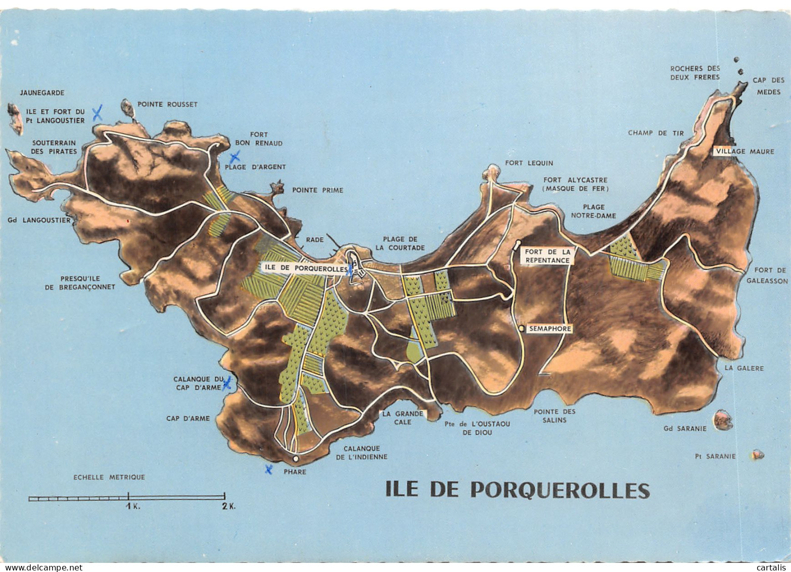 83-ILE DE PORQUEROLLES-N 605-B/0283 - Other & Unclassified