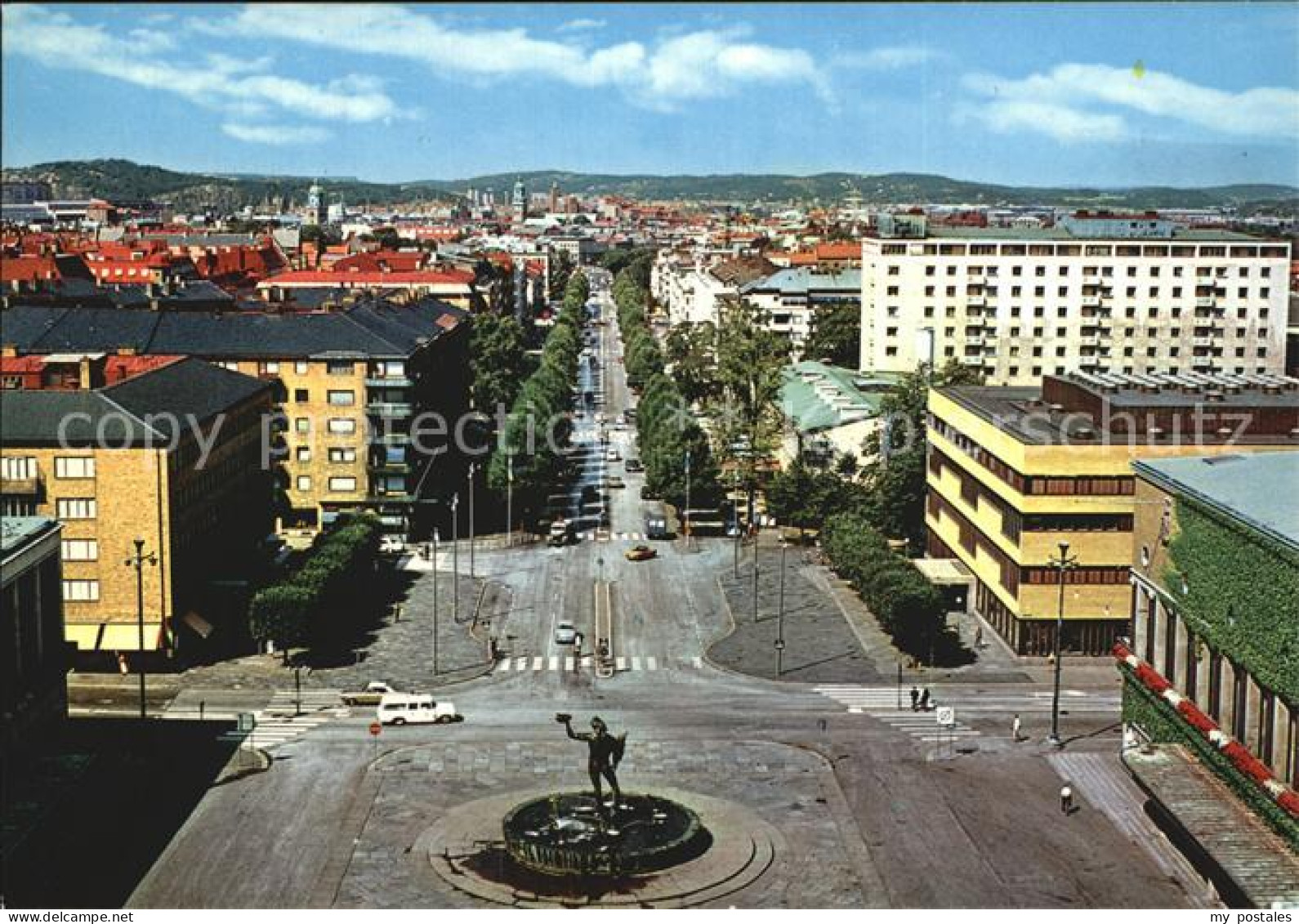 72513986 Goeteborg Goetaplatsen Utsikt Fran Konstmuseet Goeteborg - Suède