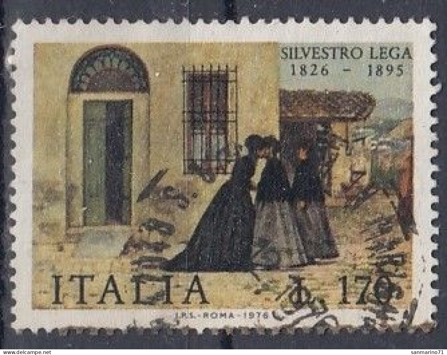 ITALY 1554,used,falc Hinged - 1971-80: Used