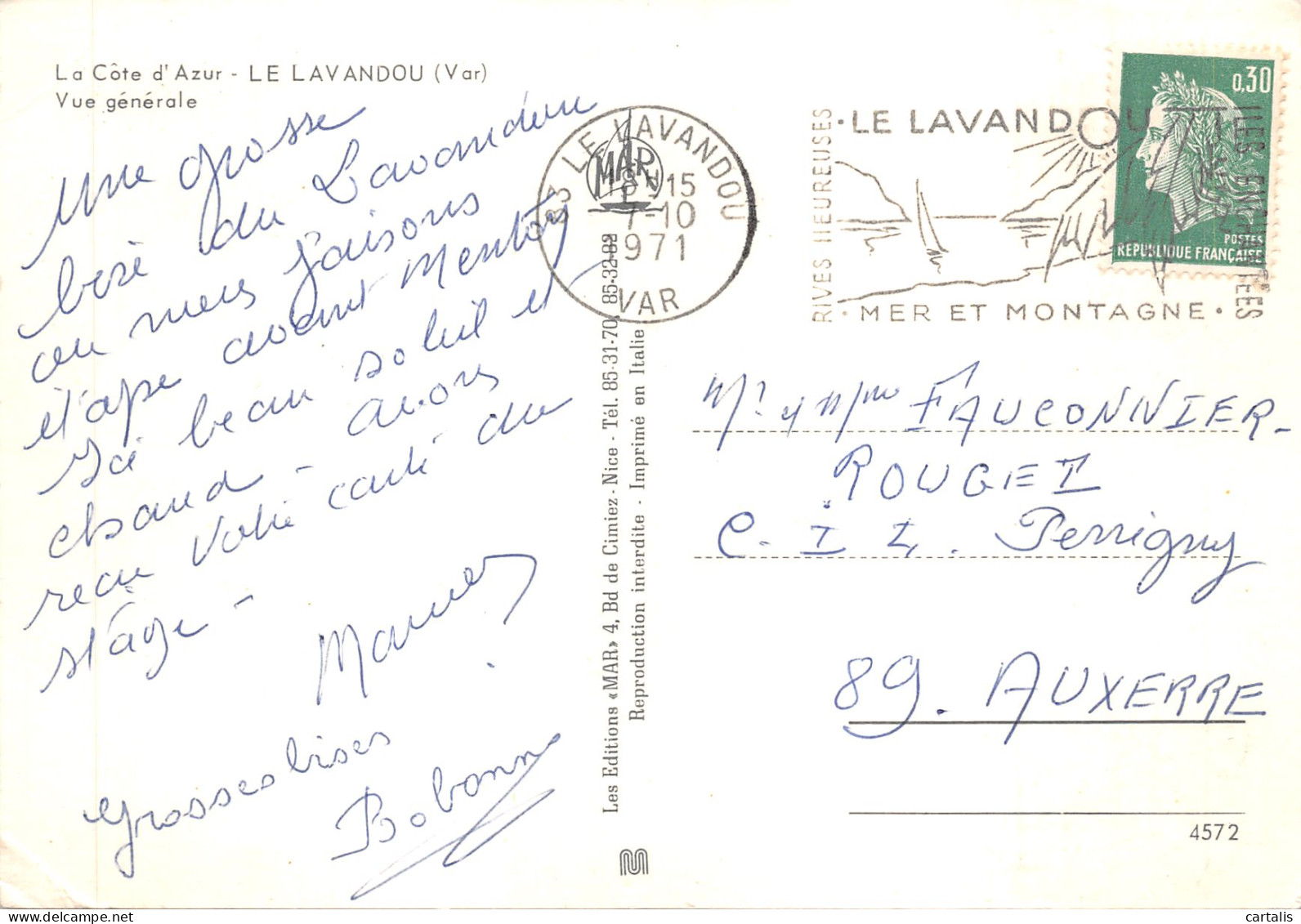 83-LE LAVANDOU-N 605-B/0041 - Le Lavandou