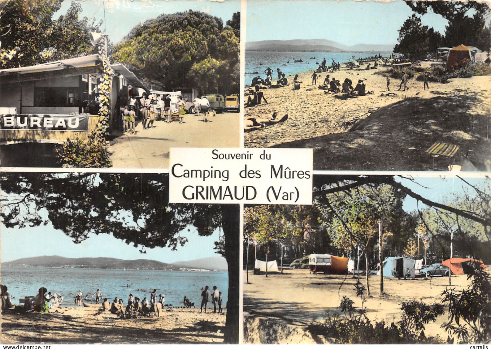 83-GRIMAUD-CAMPING DES MURES-N 605-B/0043 - Other & Unclassified
