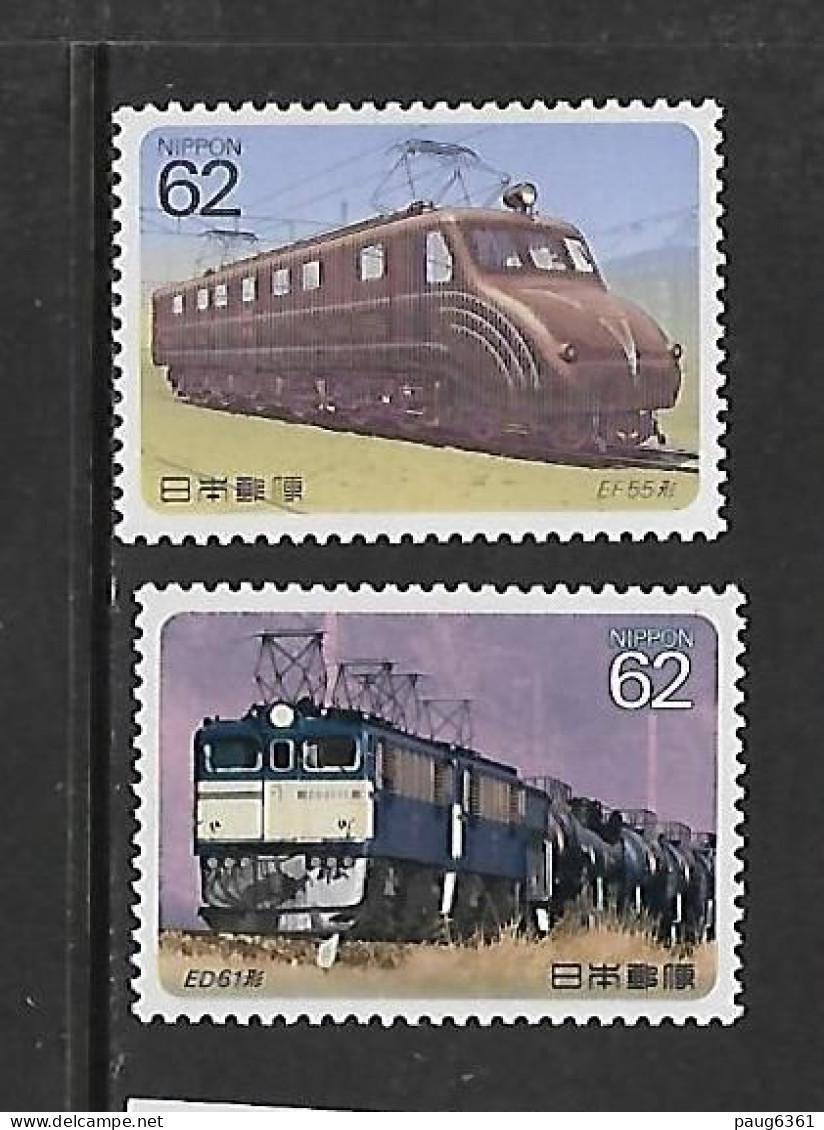 JAPON 1990 TRAINS YVERT N°1848/1849 NEUF MNH** - Trains