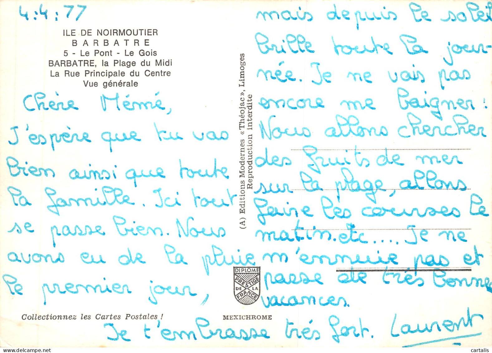 85-ILE DE NOIRMOUTIER-N 605-D/0073 - Ile De Noirmoutier