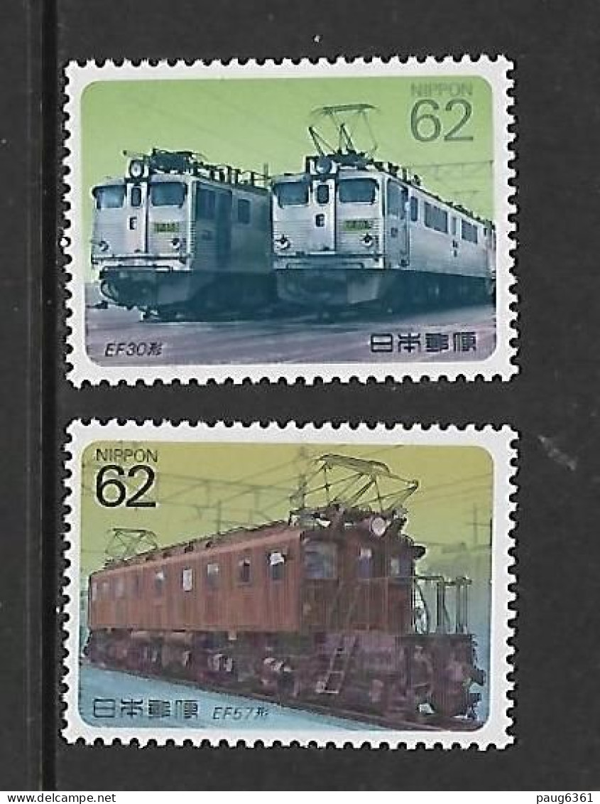 JAPON 1990 TRAINS YVERT N°1863/1864 NEUF MNH** - Trains