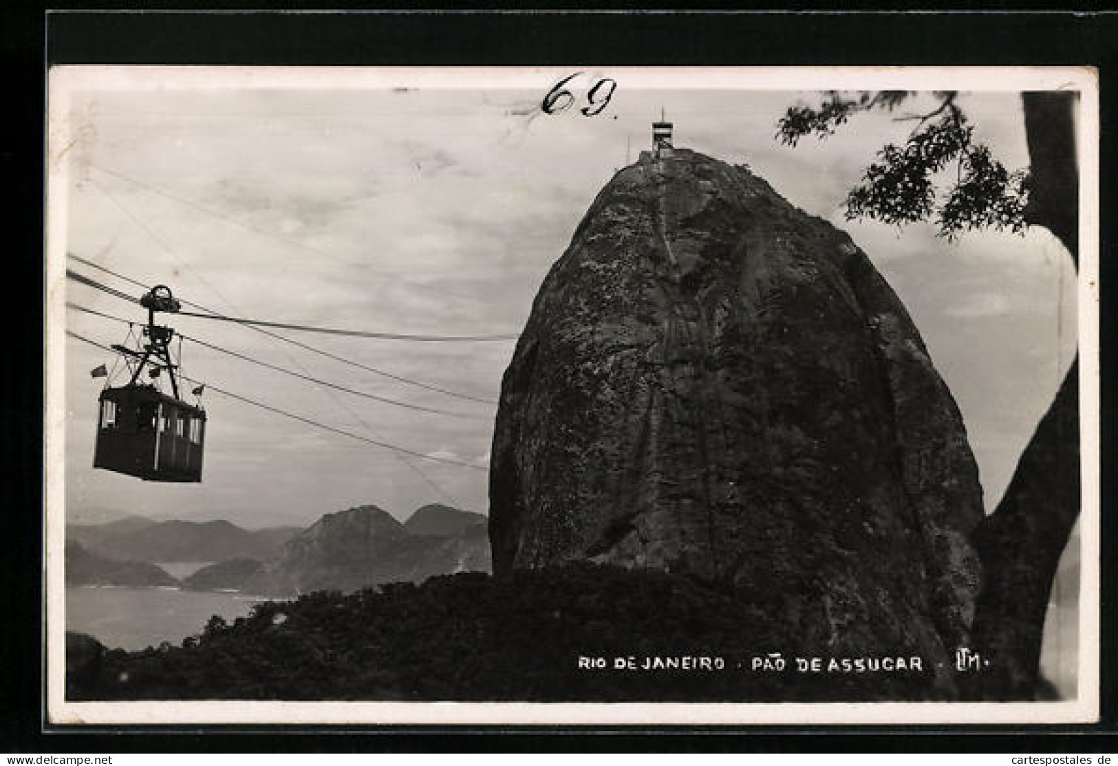 AK Rio De Janeiro, Pao De Assucar, Seilbahn Am Zuckerhut  - Funicular Railway