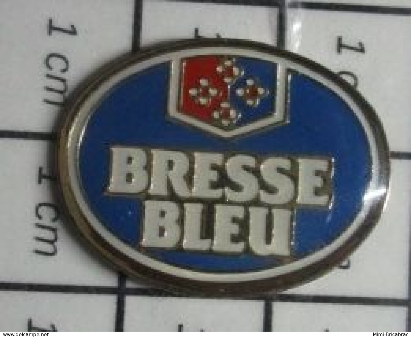 811B Pin's Pins / Beau Et Rare / ALIMENTATION / FROMAGE BRESSE BLEU Un Fromage Du Tonnerre ! - Lebensmittel