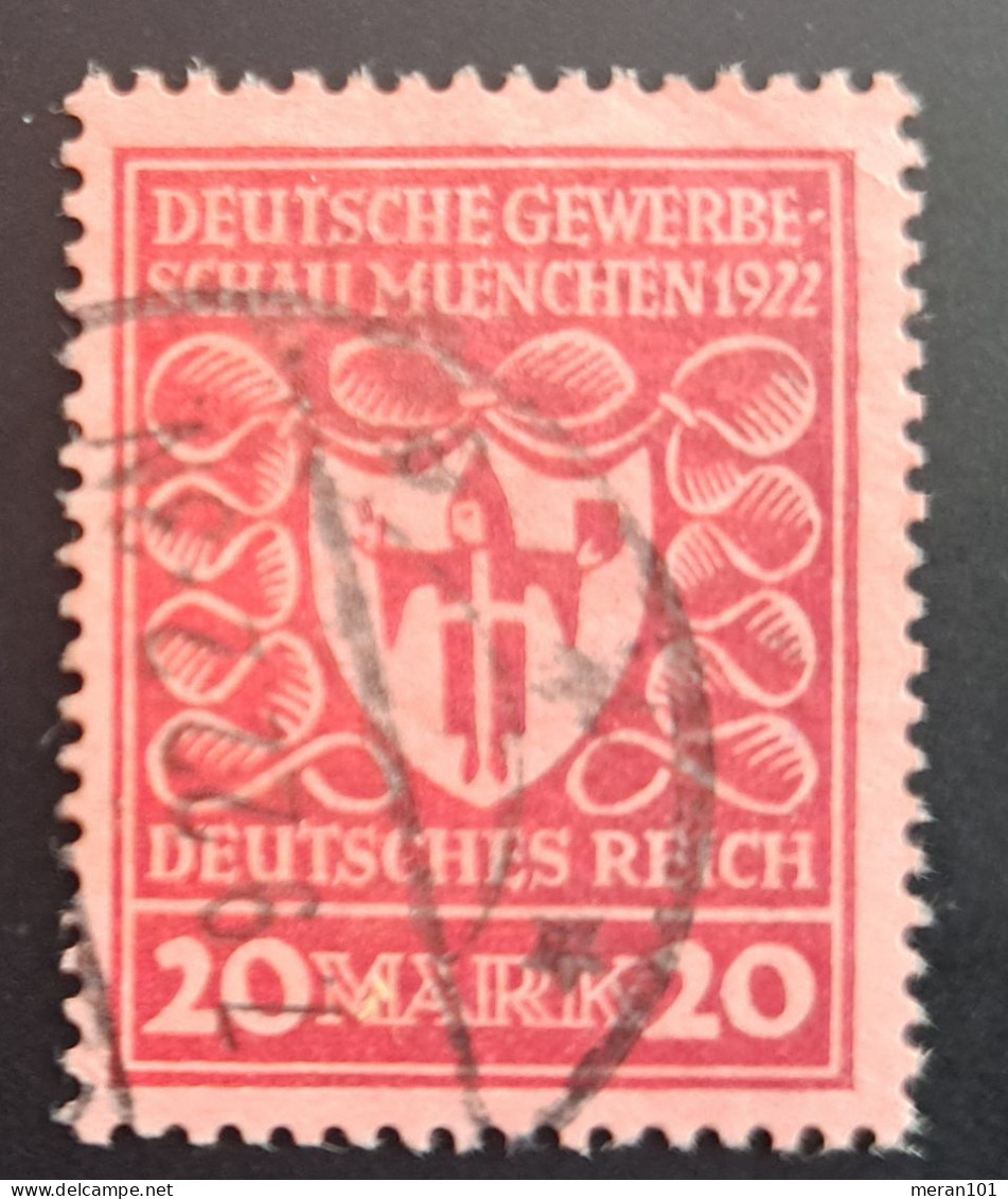 Deutsches Reich 1922, Mi 204B Gestempelt, Geprüft - Used Stamps