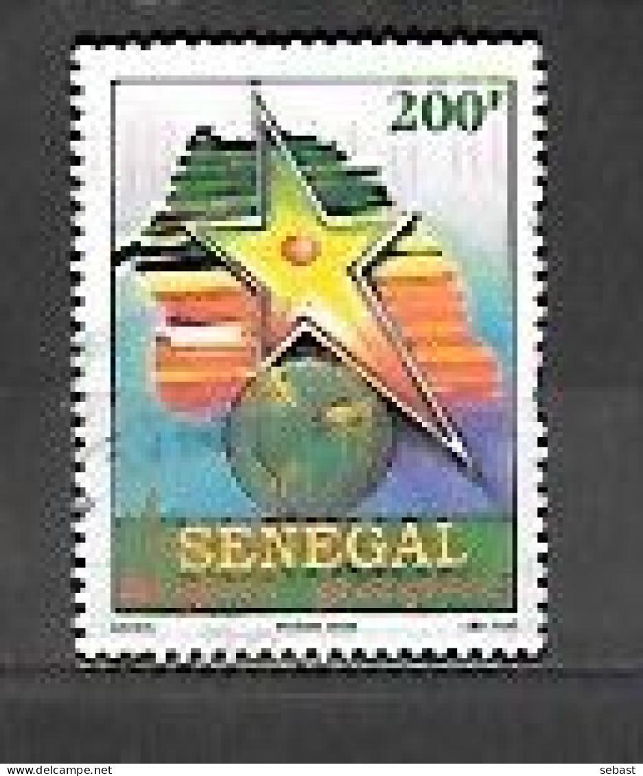 TIMBRE OBLITERE DU SENEGAL DE 2002 N° MICHEL 1994 - Sénégal (1960-...)